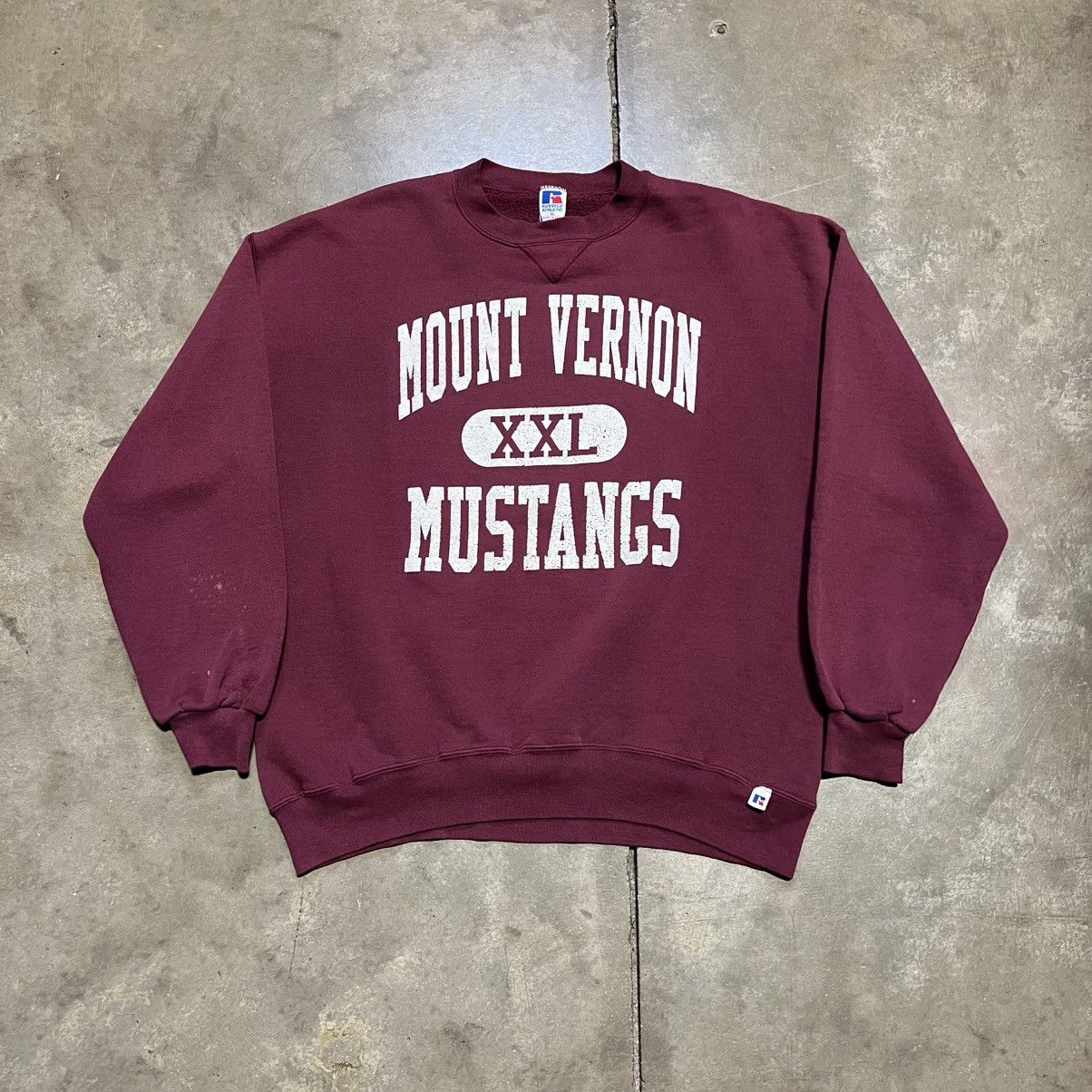Russell Athletic Vintage 90s Russell Athletic Crewneck Sweatshirt USA Boxy Size US XL / EU 56 / 4 - 3 Thumbnail