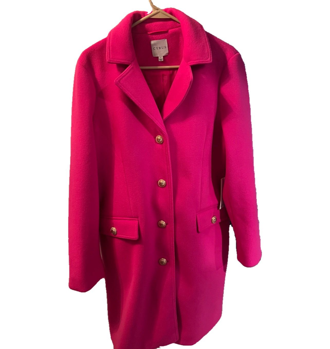 Other Pink Women’s Coat Size L / US 10 / IT 46 - 1 Thumbnail