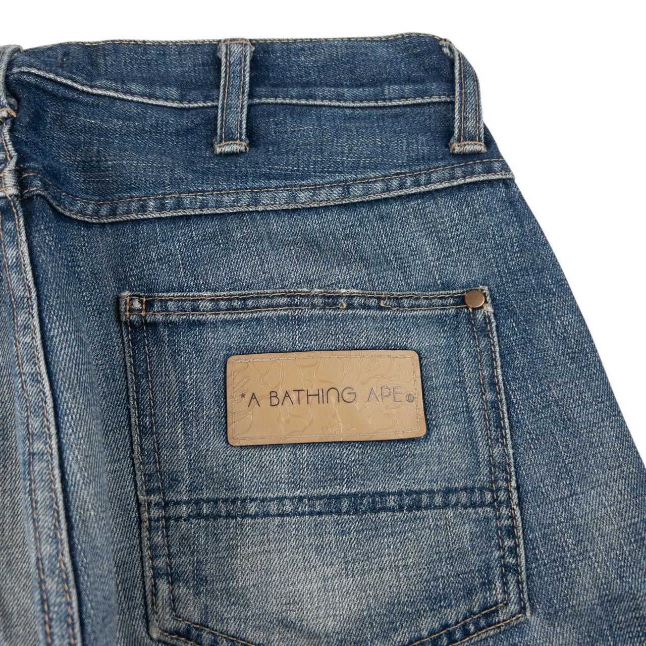 Bape Vintage Bape Bathing Ape Denim Jeans Size S Size US 32 / EU 48 - 6 Thumbnail