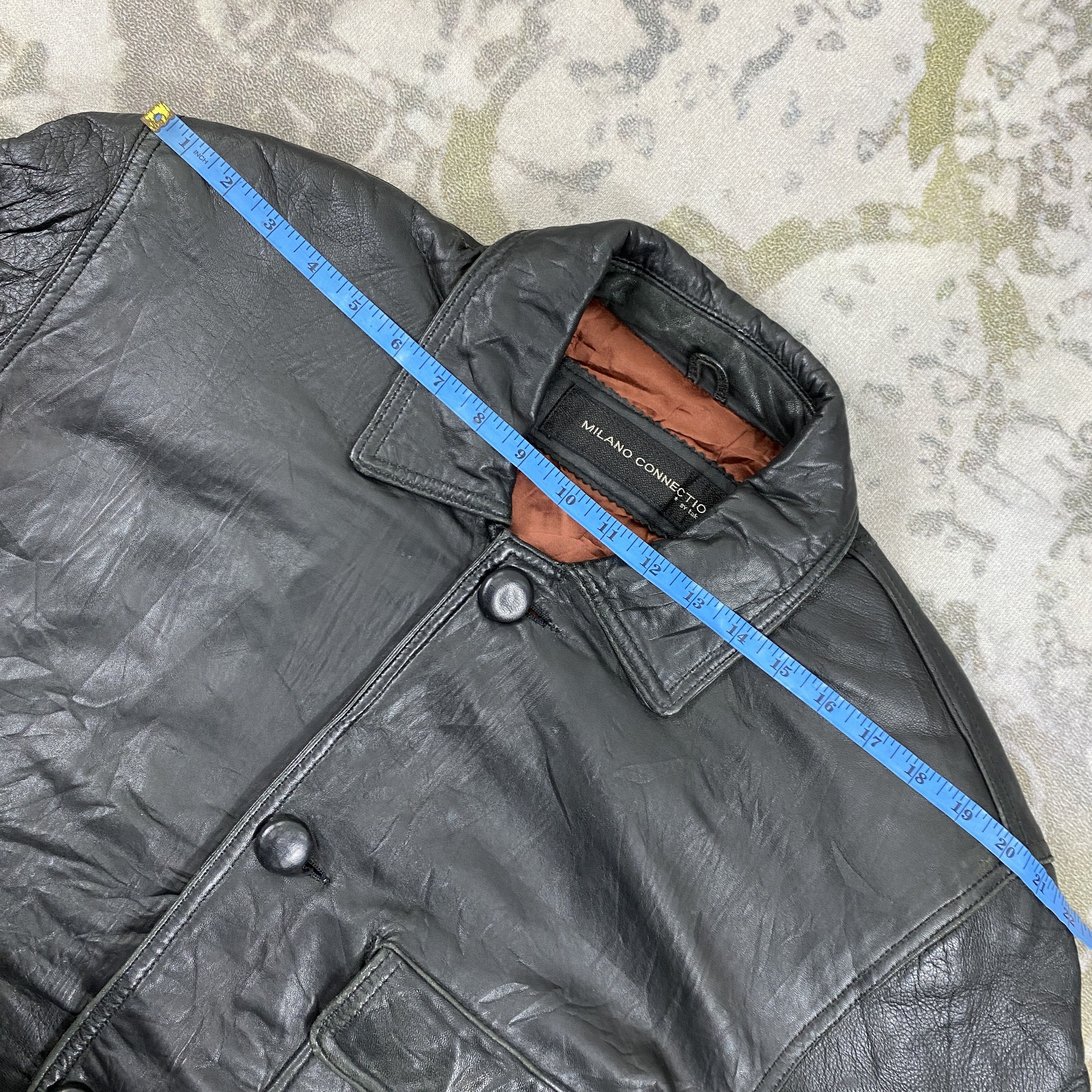 If Six Was Nine Vintage Leather Jacket- J422 Size US L / EU 52-54 / 3 - 5 Thumbnail