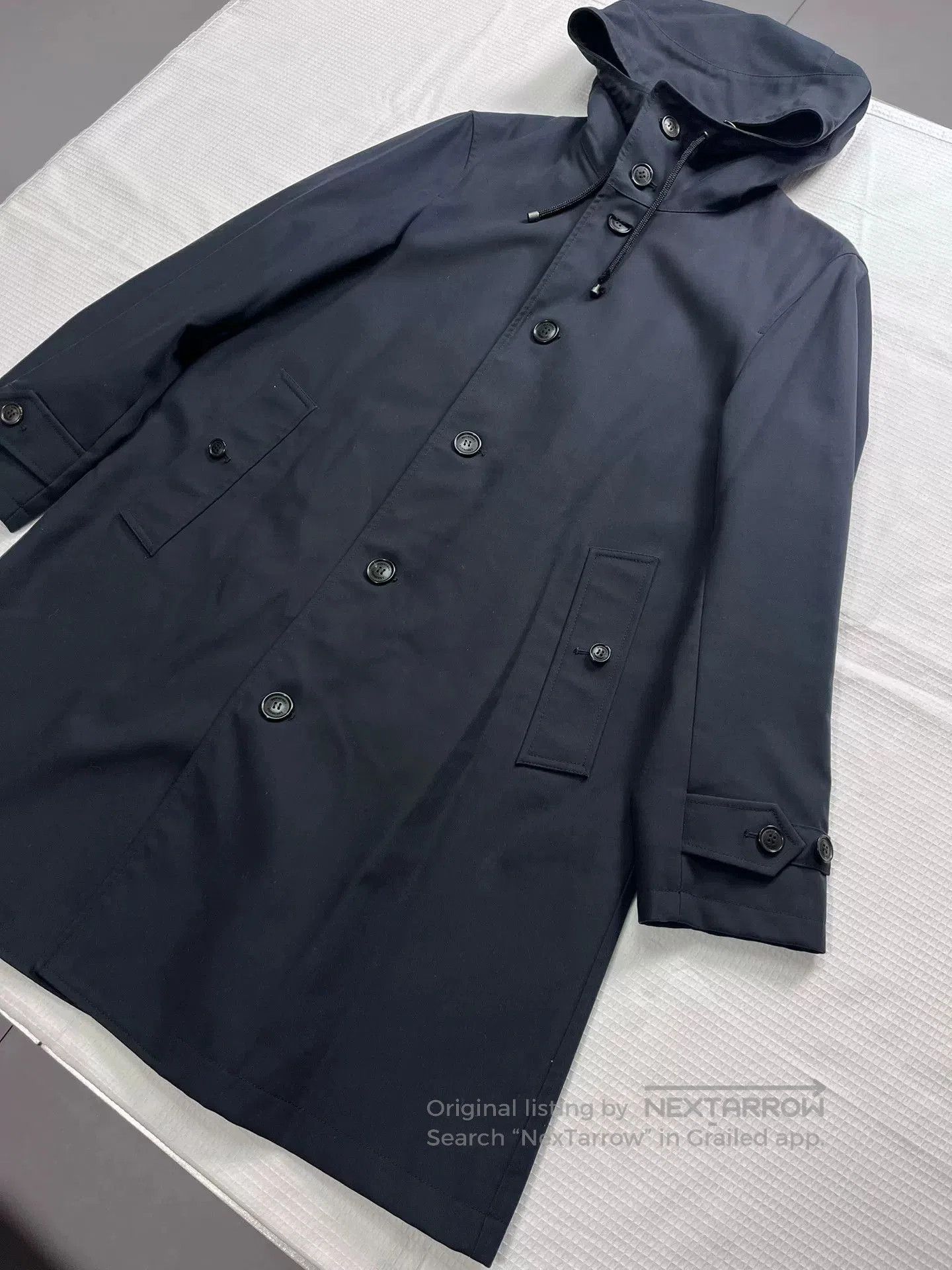 Burberry Burberry Black Hooded Trench Coat Size 46. Size US S / EU 44-46 / 1 - 3 Thumbnail