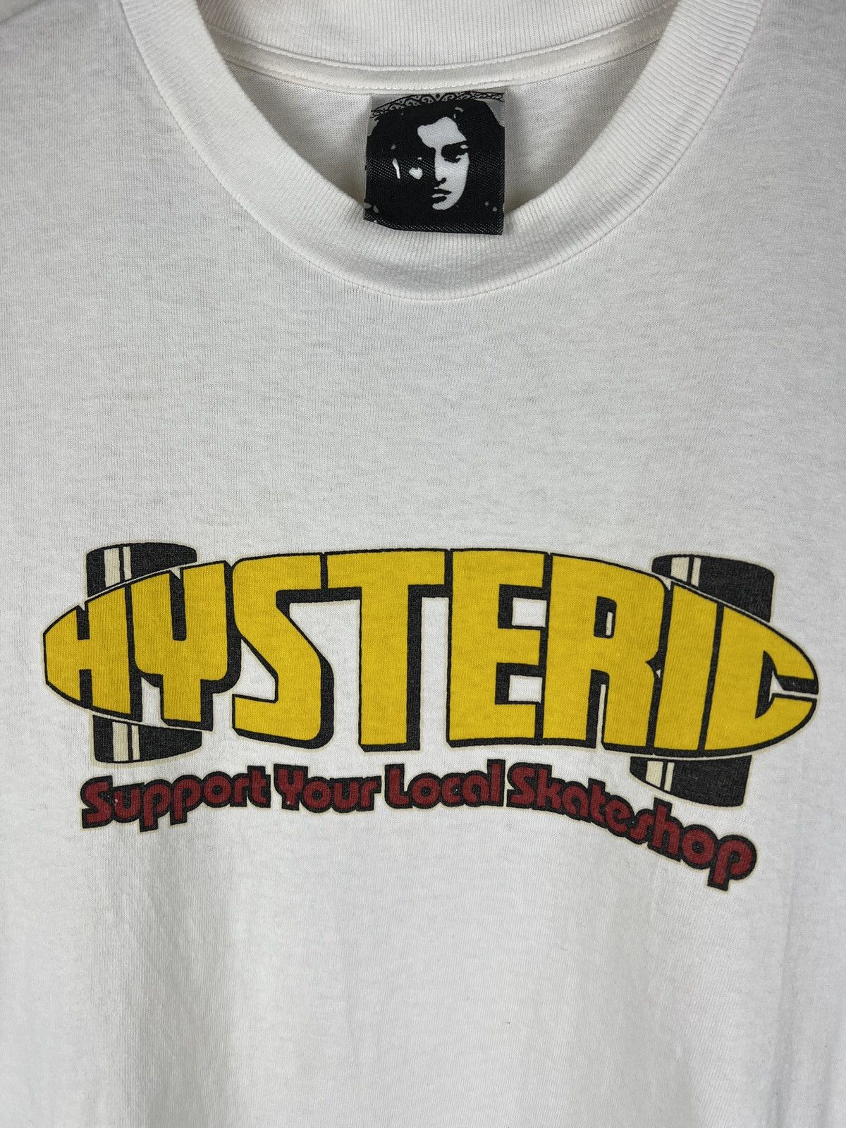 Hysteric Glamour Vintage 90s Hysteric Glamour Skate Tshirt Size US S / EU 44-46 / 1 - 6 Thumbnail