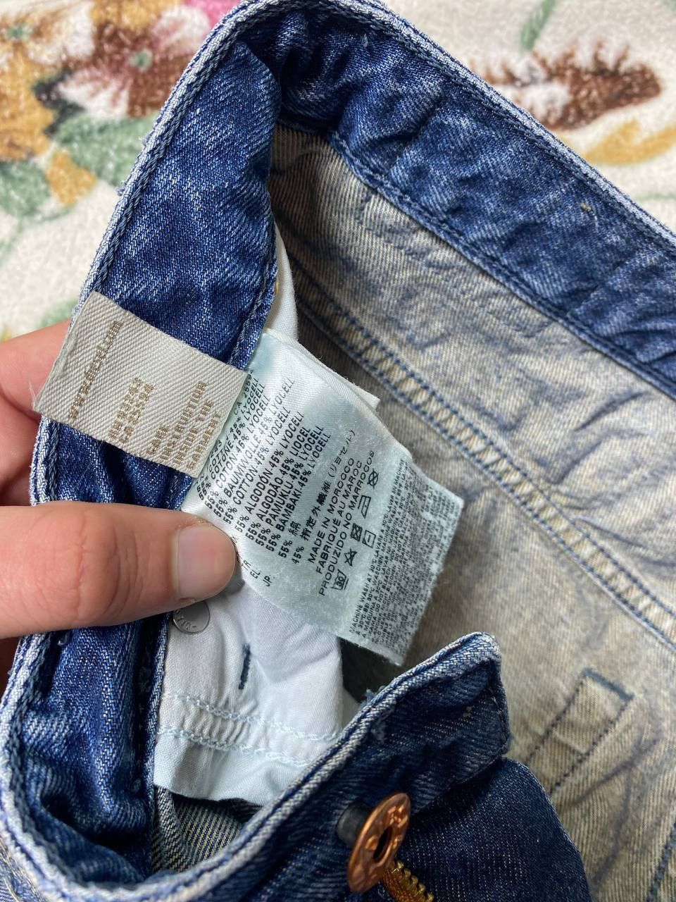 Diesel Diesel Industry Denim Shorts Mens Embroidered Logo Baggy Size US 29 - 14 Thumbnail