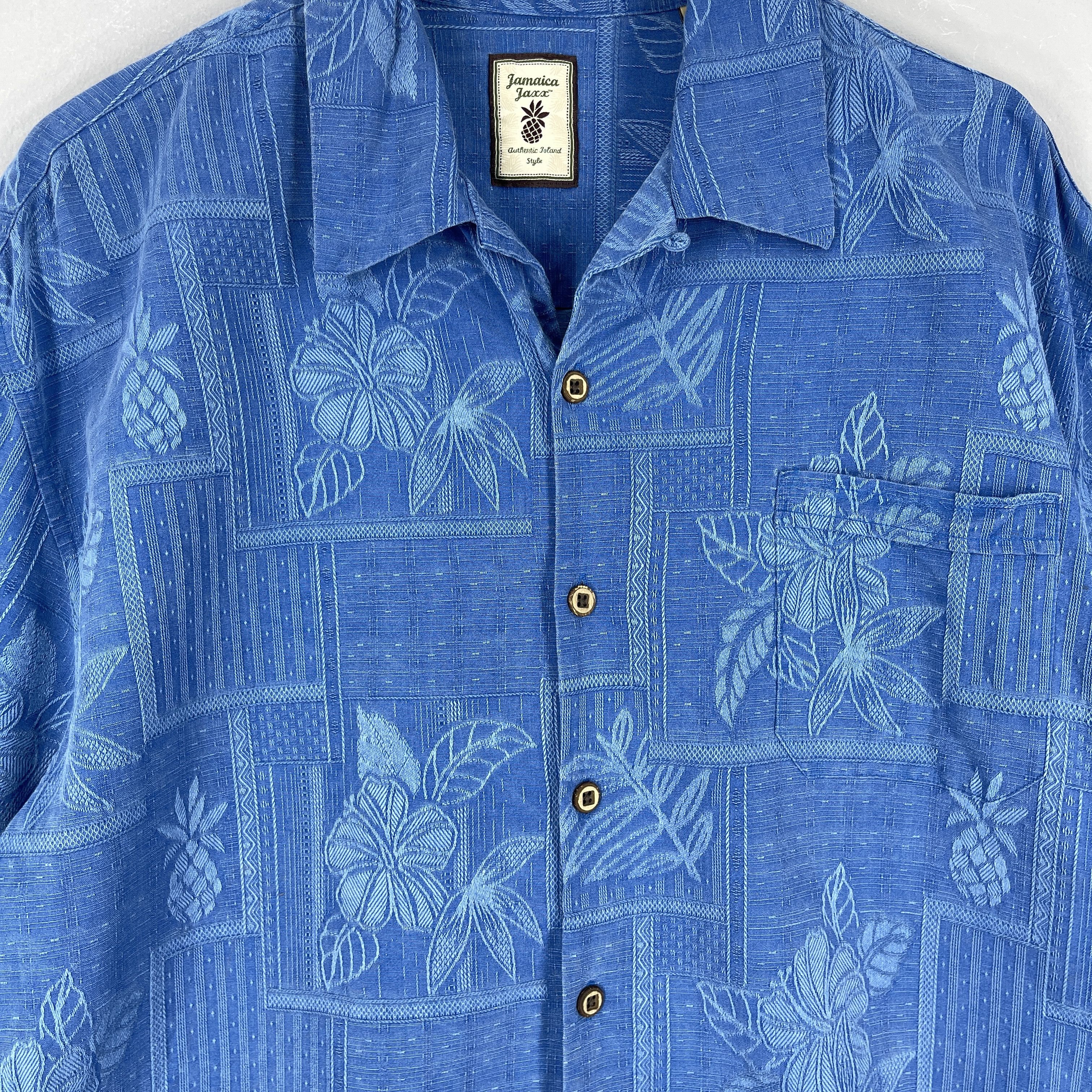 Vintage Vintage JAMAICA JAXX Aloha Tropical Motive Hawaii Shirt Size US L / EU 52-54 / 3 - 2 Thumbnail