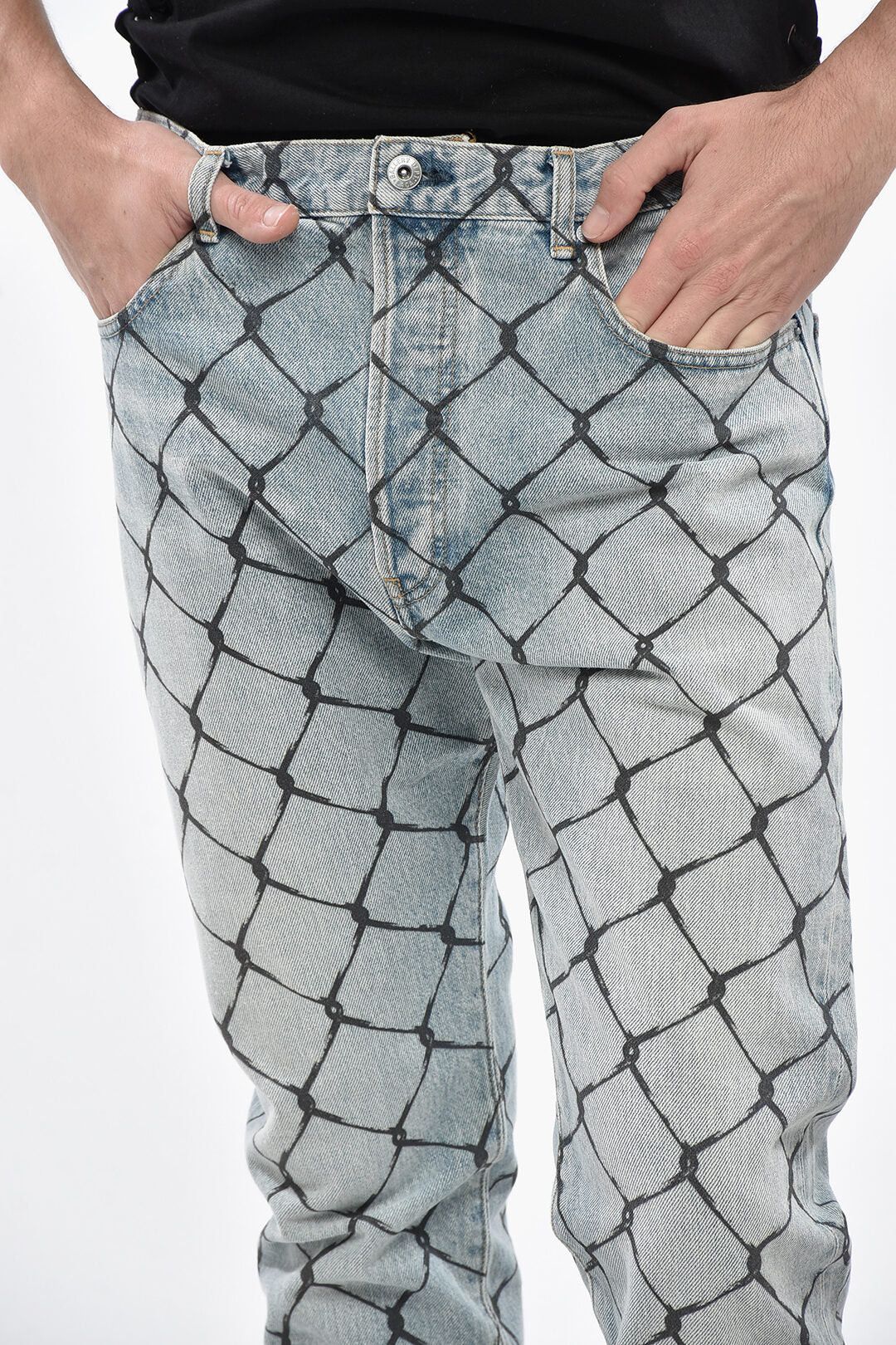 Gallery Dept. og1mm0426 Straight-Leg Jeans in Blue Size US 32 / EU 48 - 3 Thumbnail