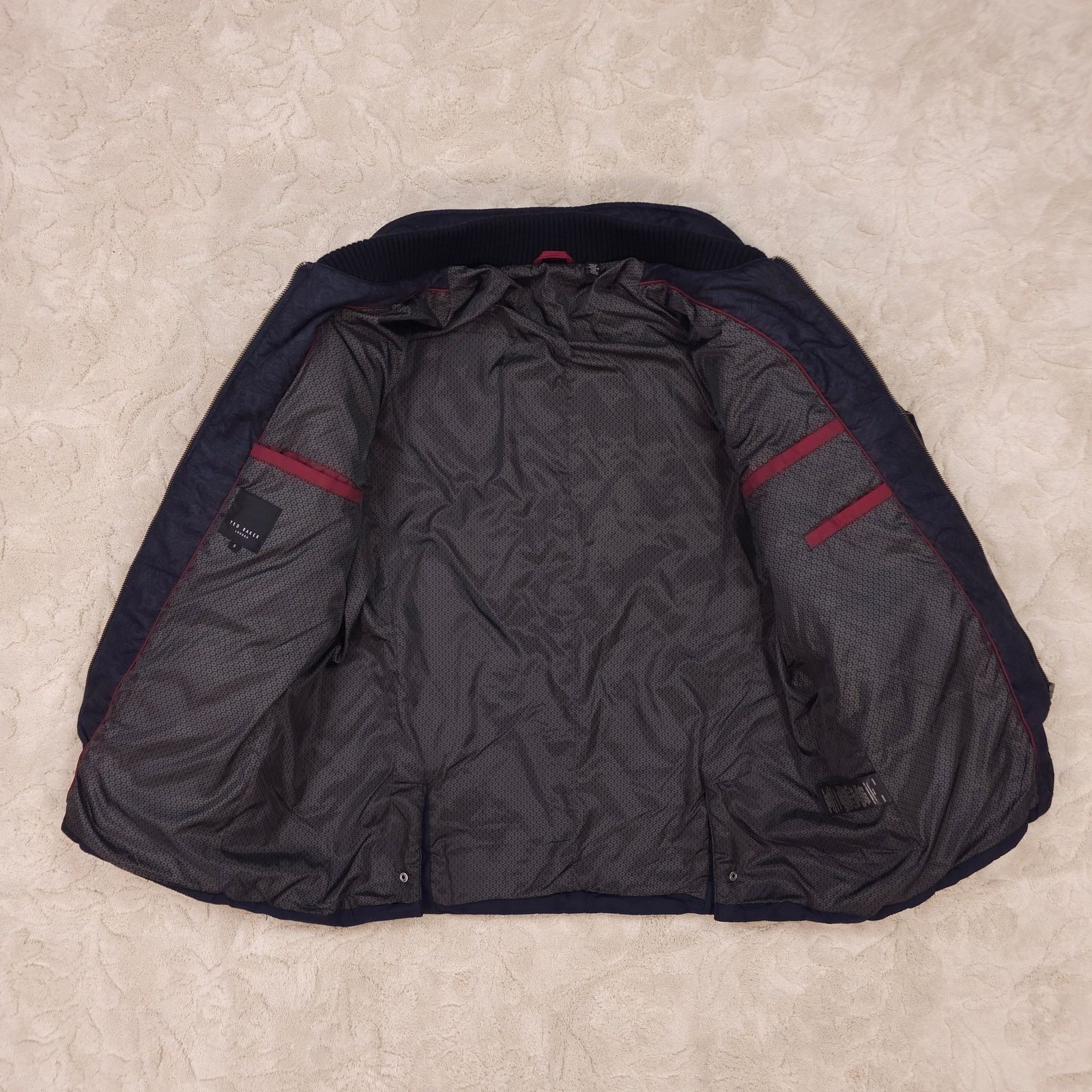 Ted Baker Ted Baker Men's Garyen Quilted Jacket Navy Blue Sz 5 Size US XL / EU 56 / 4 - 9 Thumbnail