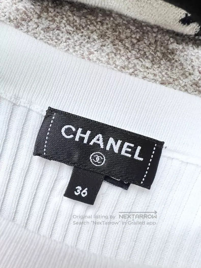 Chanel Chanel Embroidered love logo knitted short sleeves Size XS / US 0-2 / IT 36-38 - 5 Thumbnail