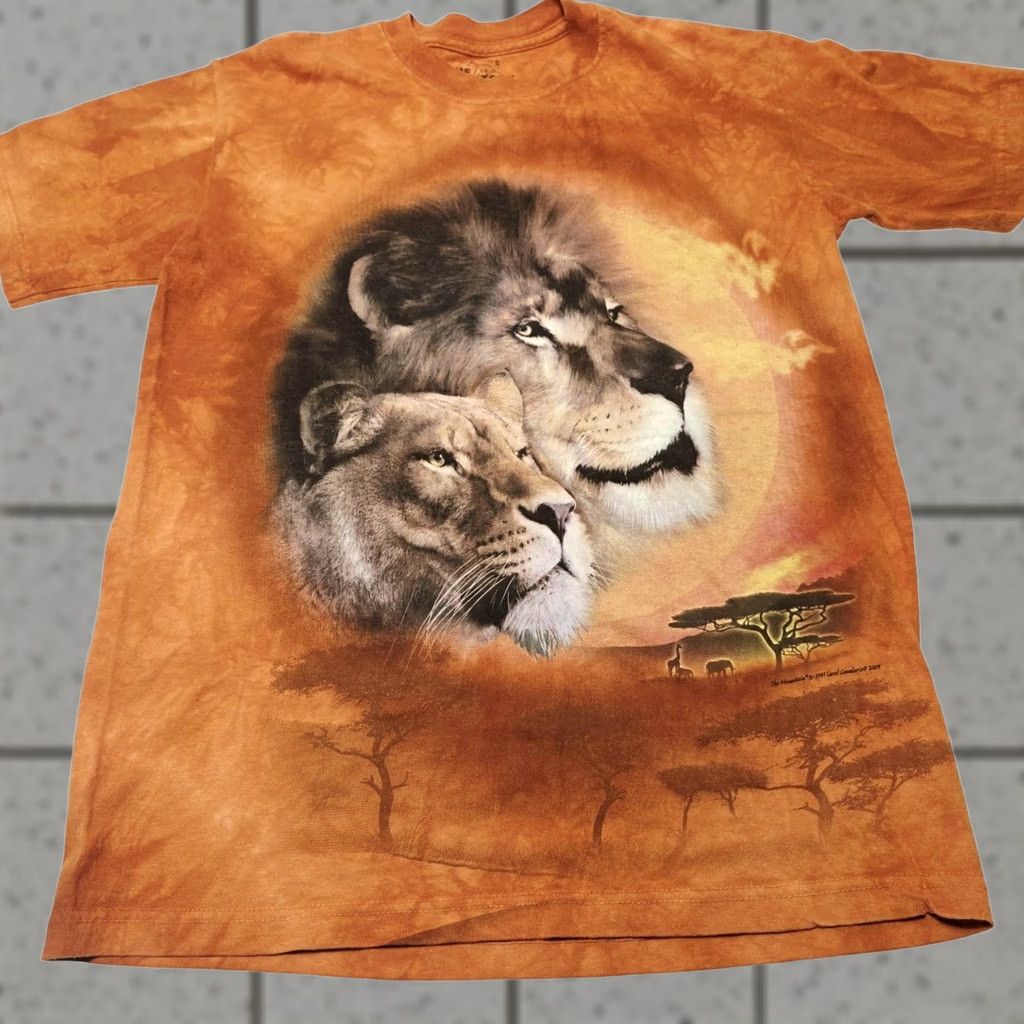 The Mountain VINTAGE The Mountain Lions Tie Dye T-Shirt Men’s Small Orange 2009 Graphic Size US S / EU 44-46 / 1 - 1 Thumbnail