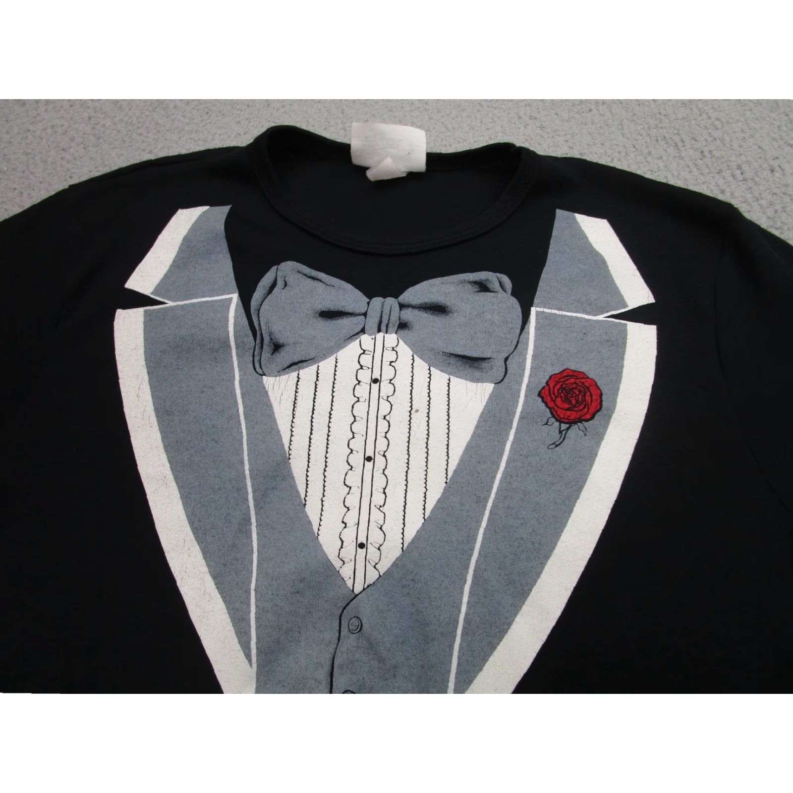 Vintage VINTAGE ASL Tuxedo Shirt Mens M Black Long Sleeve Graphic Costume 80s USA Shirt Mens M Black Long Sleeve Graphic Costume Tuxedo 1980s ASL Mens Size US M / EU 48-50 / 2 - 2 Thumbnail