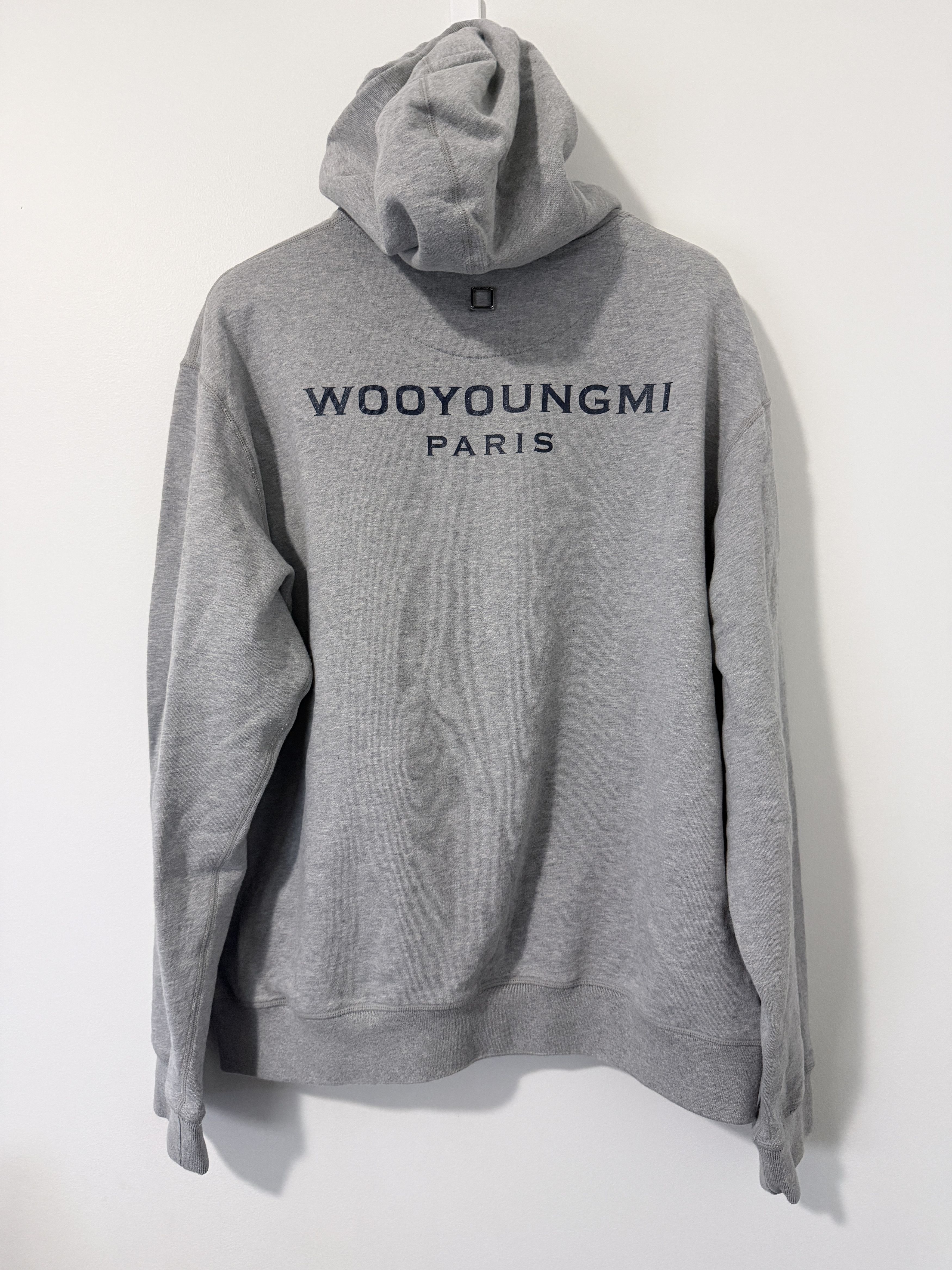 Wooyoungmi Wooyoungmi Black Back Logo Hoodie Size US M / EU 48-50 / 2 - 1 Thumbnail
