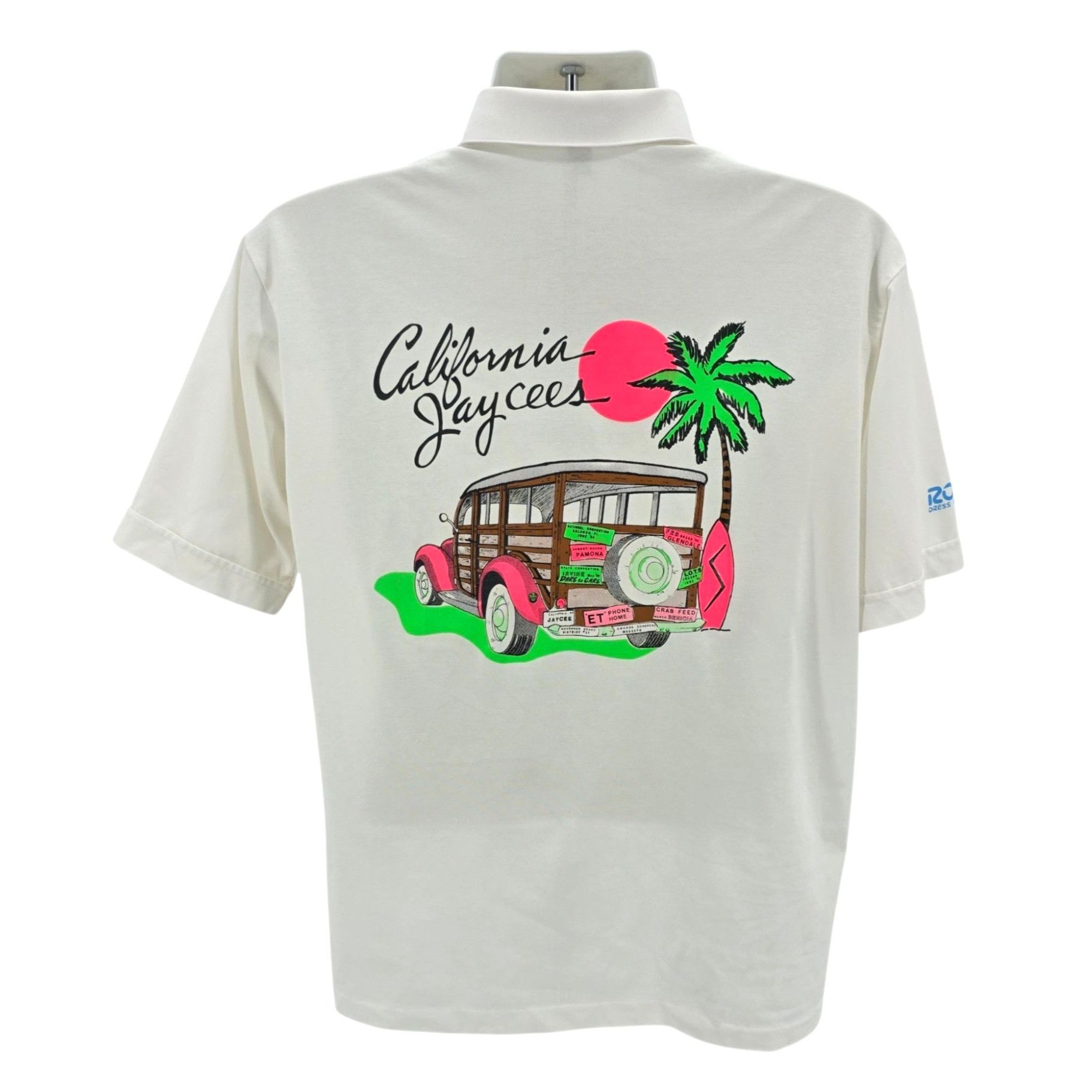 Pierre Cardin Vintage Pierre Cardin California Jaycees Mens Large Polo Size US L / EU 52-54 / 3 - 5 Thumbnail
