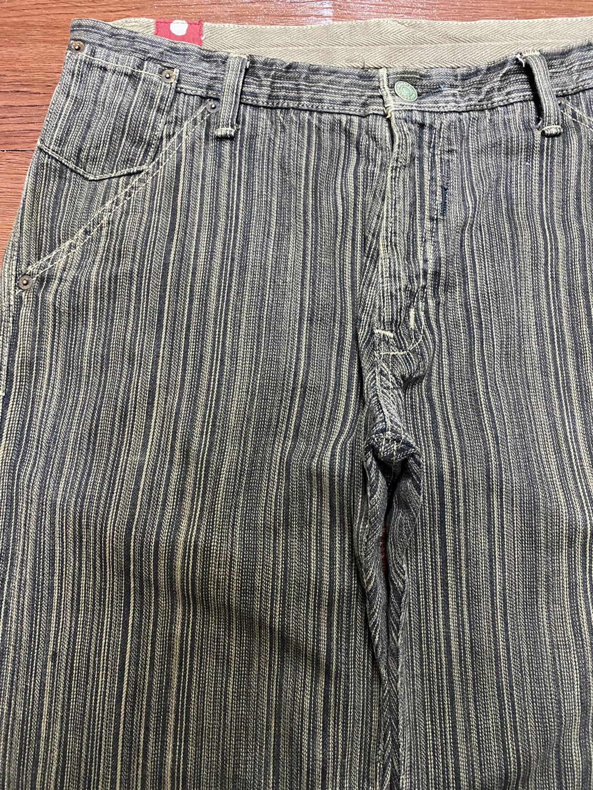 Blue Blue Japan Vtg Japan Blue Way Grunge Punk Distressed Jeans With Belt Size US 33 - 7 Thumbnail
