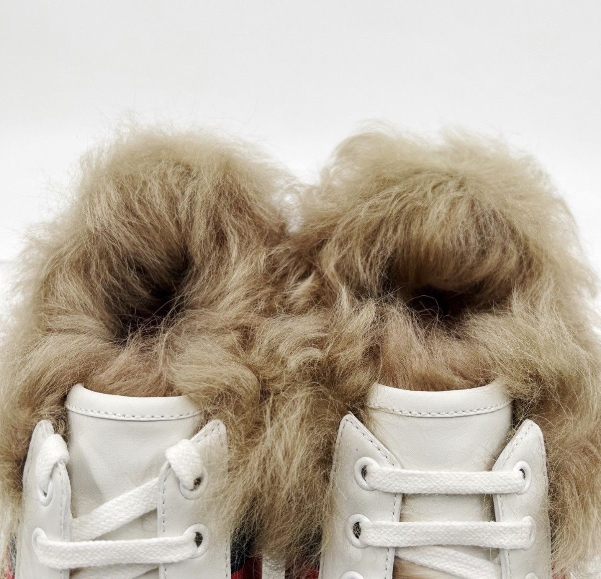 Gucci GUCCI ACE White Bee Embroidered Leather Low-Top Sneakers K12 Size US 8 / EU 41 - 3 Thumbnail