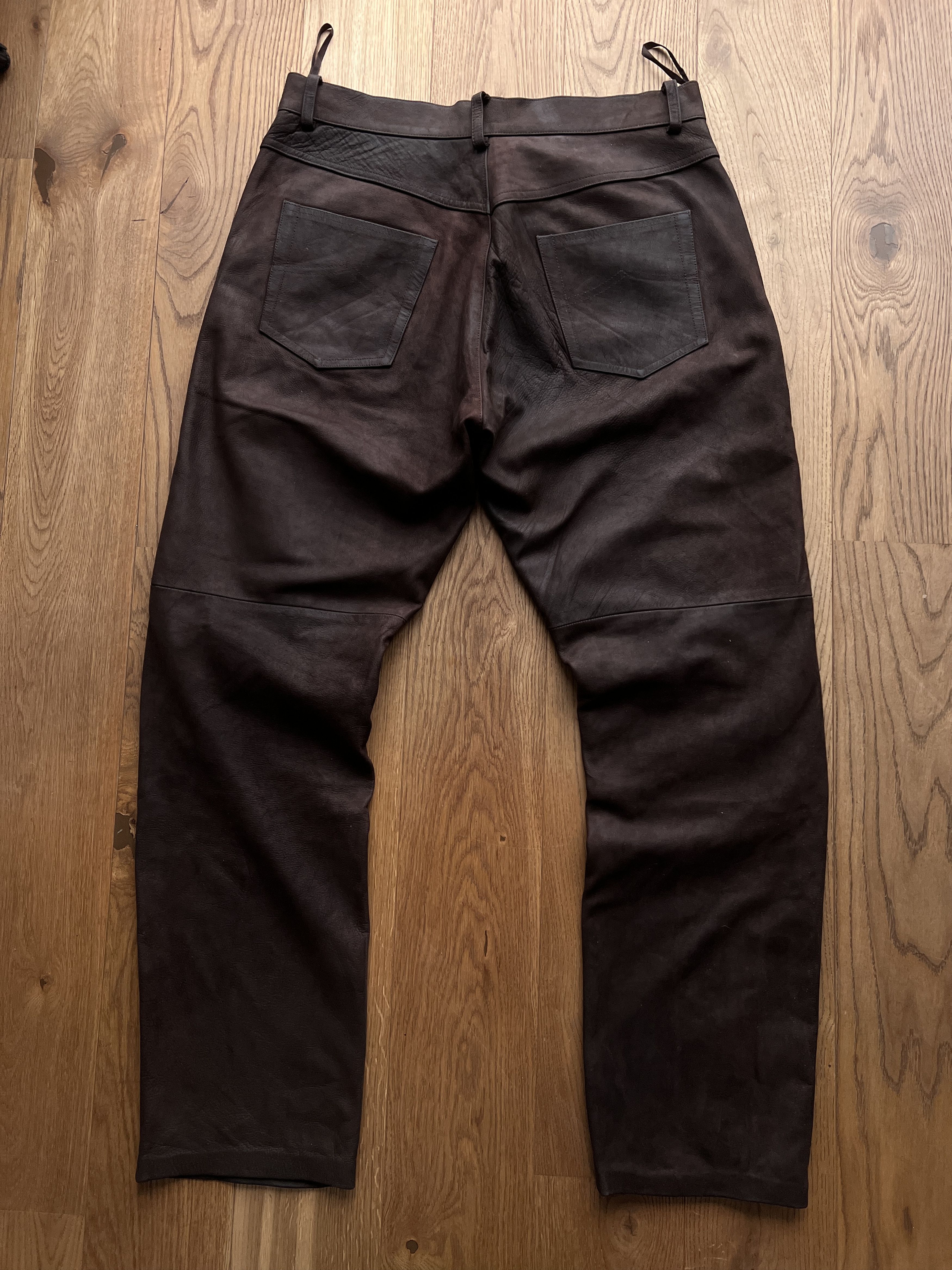 Hysteric Glamour Cowboy core vintage soft leather pants opium japanese style Size US 34 / EU 50 - 6 Thumbnail
