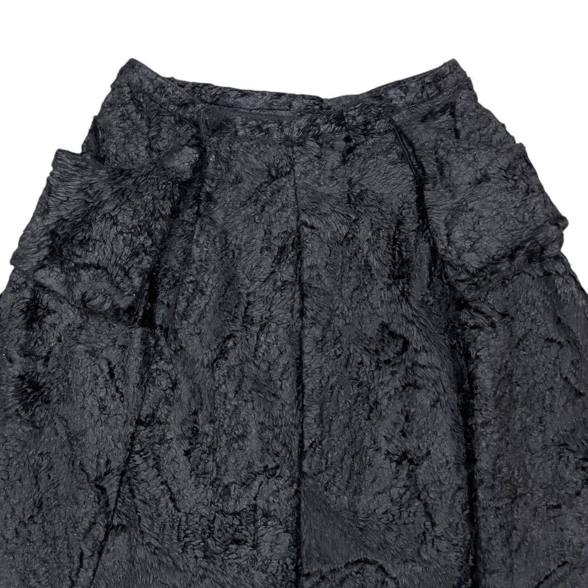 Yasuyuki Ishii OHYA Made in Japan Faux Fur Mini Skirt Size 28" / US 6 / IT 42 - 3 Thumbnail