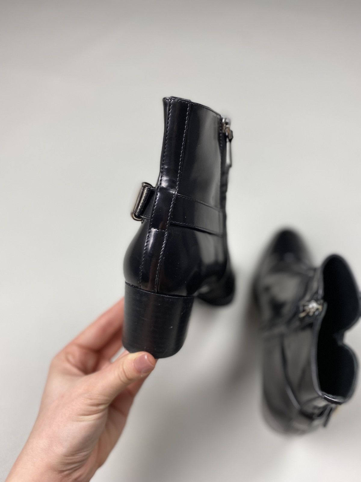 Tod's Tods ladies leather heeled boots shoes size 39 Size US 9 / IT 39 - 15 Thumbnail