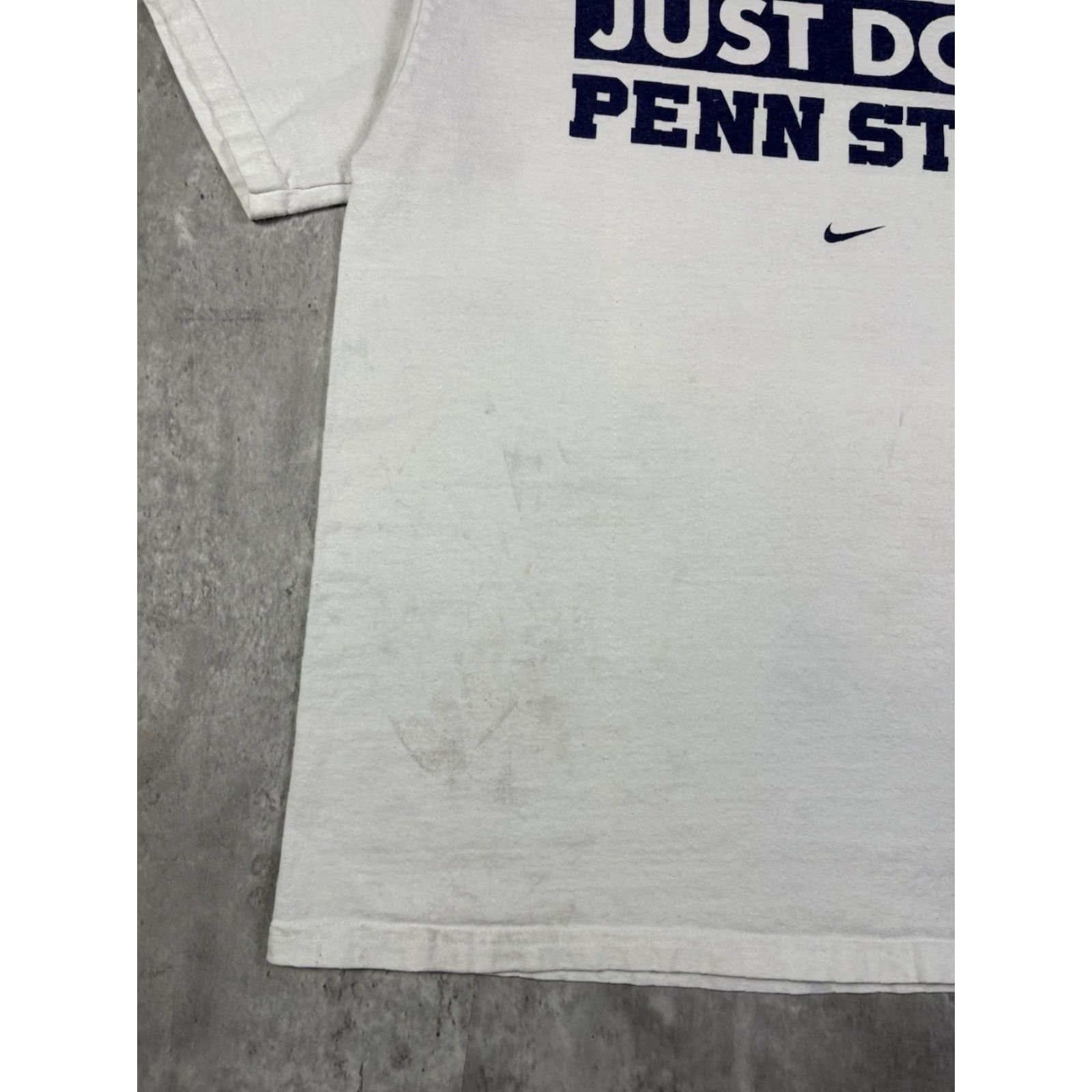Nike VINTAGE Nike Penn State Just Do It T Shirt Center Swoosh size M Size US M / EU 48-50 / 2 - 4 Thumbnail