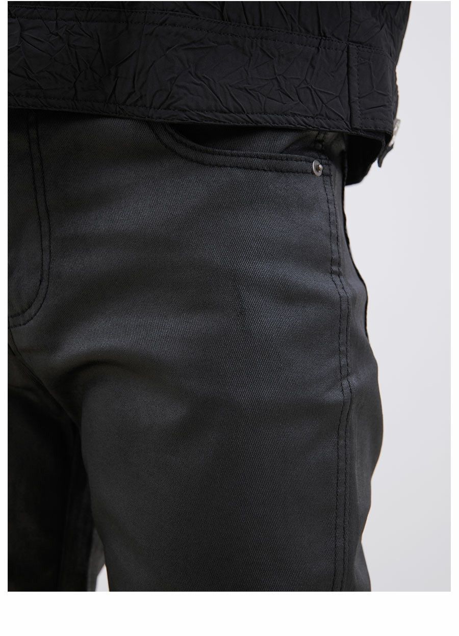 Designer × Jean × Vintage punk retro yuppie flared grunge bootcut wax jeans Size US 31 - 5 Thumbnail