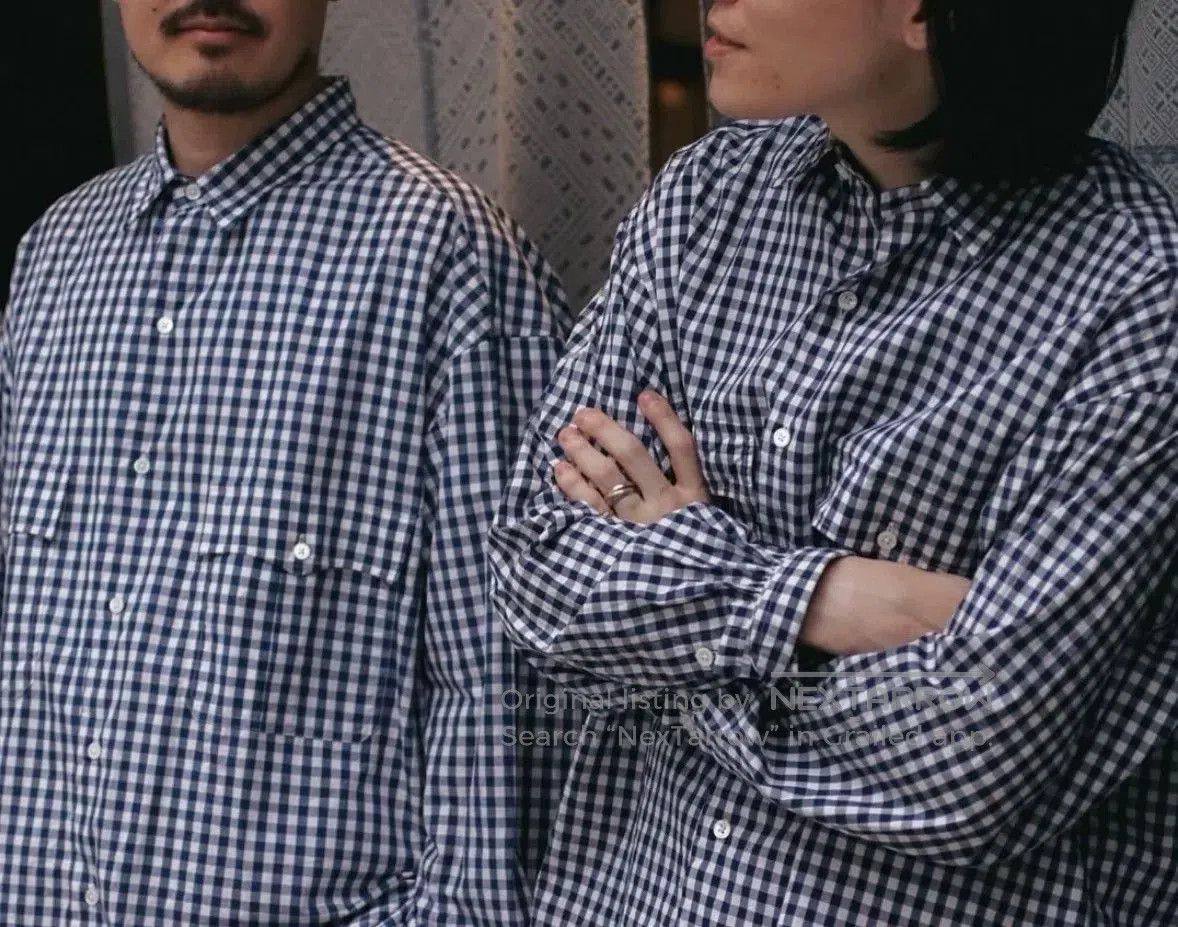 Porter Classic Porter Classic Roll Up Gingham Shirt. Size US L / EU 52-54 / 3 - 6 Thumbnail