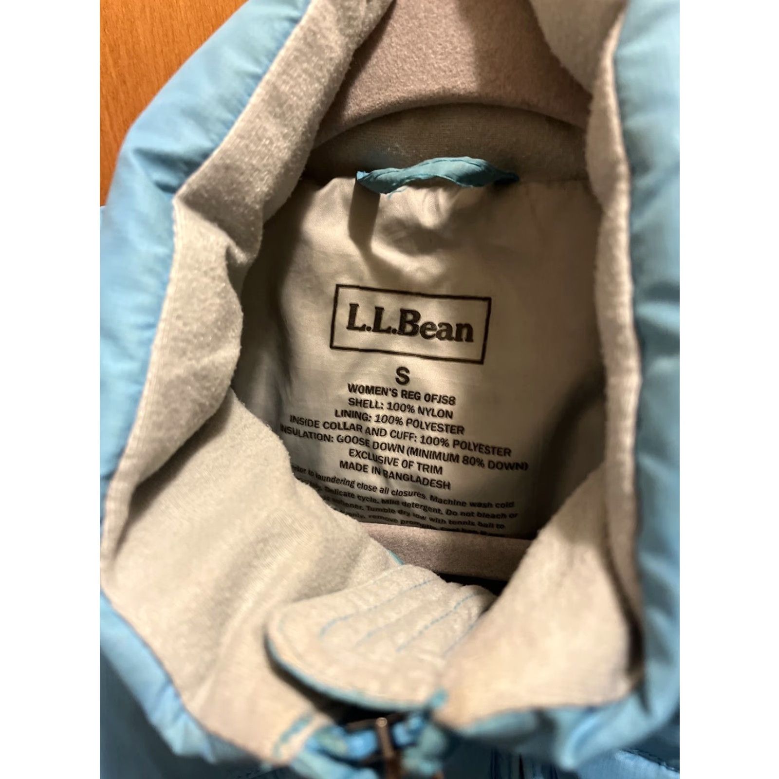 Vintage Vintage Yes LL Bean Woman's Down Jacket Small Light Blue Y2K Puffer Jacket, Regular Fit, Size S, Short Sleeve, Long Sleeve? Size S / US 4 / IT 40 - 4 Thumbnail