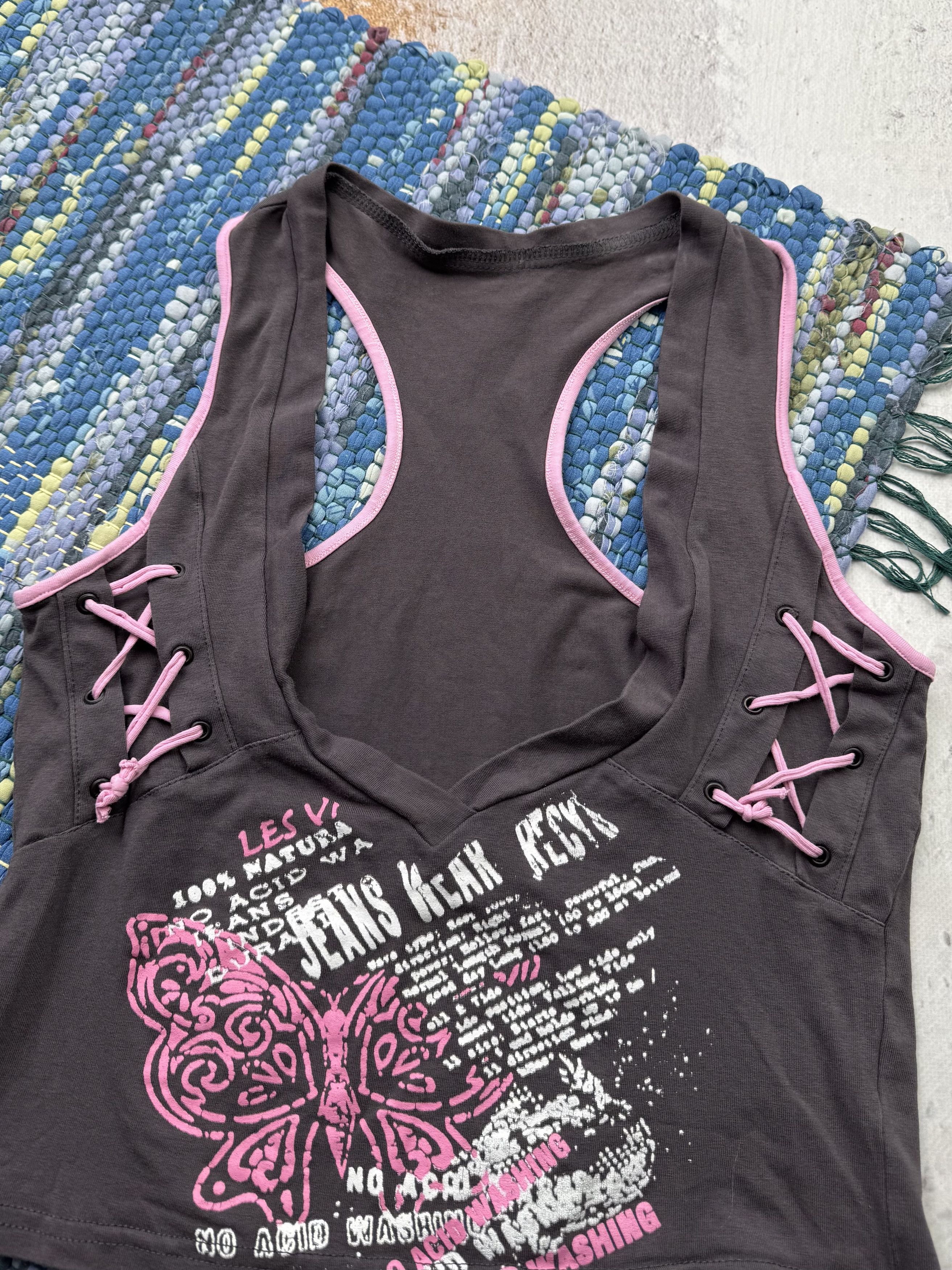 Vintage Vintage Tank Top A545D15(166) Size XS / US 0-2 / IT 36-38 - 2 Thumbnail