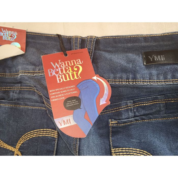 Streetwear YMI Jeans Women Sz 9 Blue Denim Wanna Betta Butt Straight Le