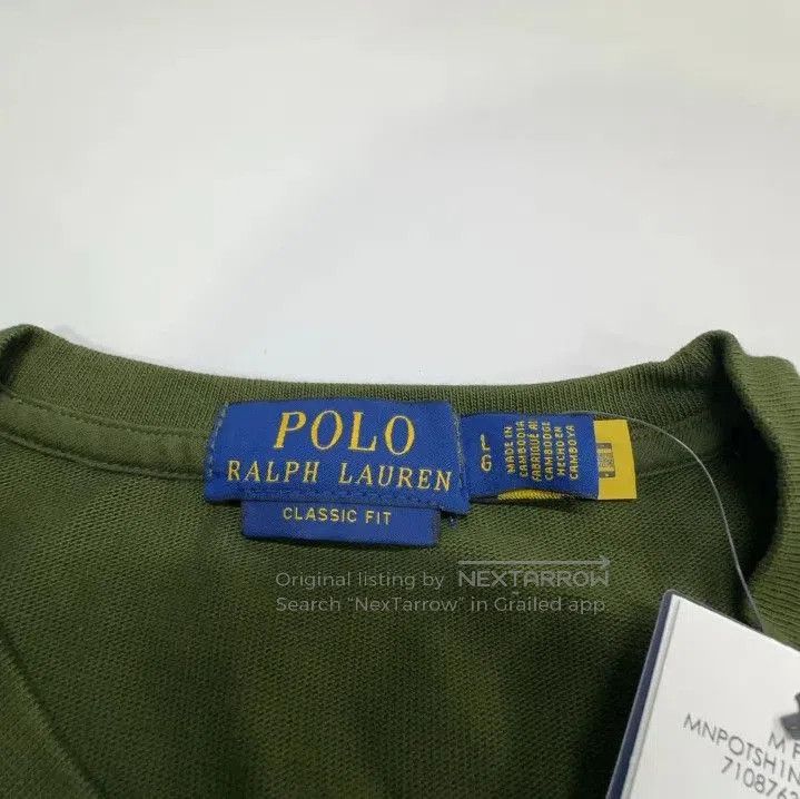 Polo Ralph Lauren Polo Ralph Lauren Solid Round Neck Short Sleeve. Size US L / EU 52-54 / 3 - 4 Thumbnail