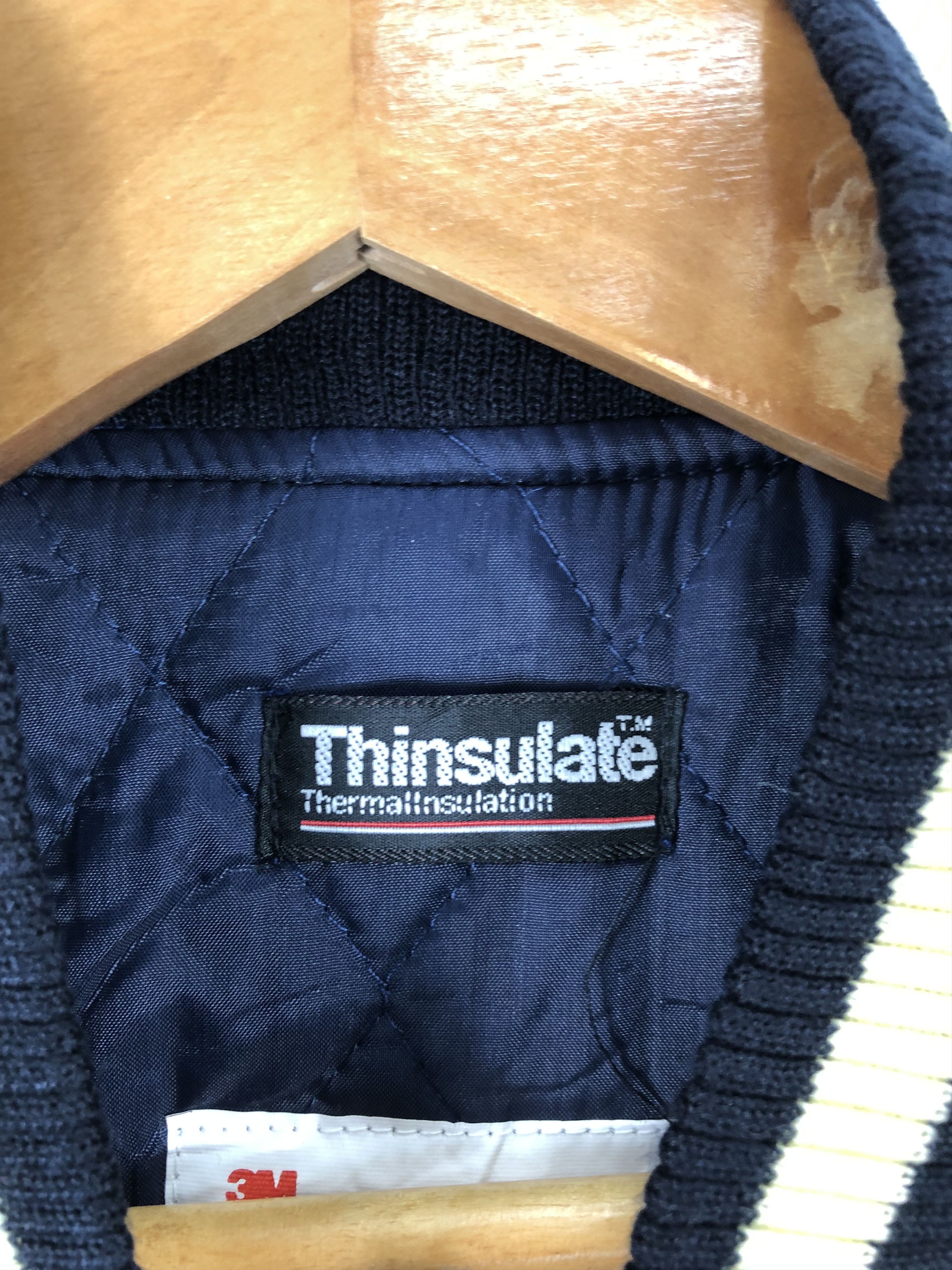 Vintage Vintage 90s Thinsulate Japan Varsity Leather Sleeve V0223 Size US L / EU 52-54 / 3 - 8 Thumbnail