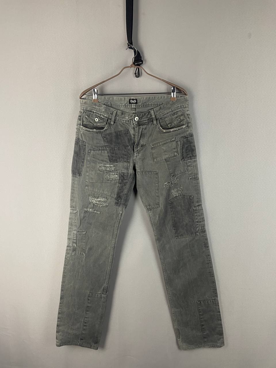 Dolce & Gabbana Dolce&Gabbana Grey Cargo Pants Denim y2k Size US 36 / EU 52 - 2 Thumbnail