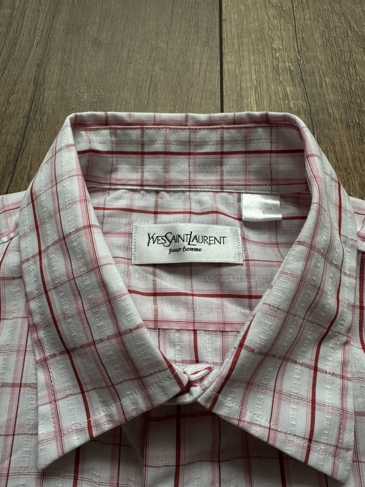 Vintage × Yves Saint Laurent Shirts short sleeve Yves Saint Laurent size L Size US L / EU 52-54 / 3 - 5 Thumbnail