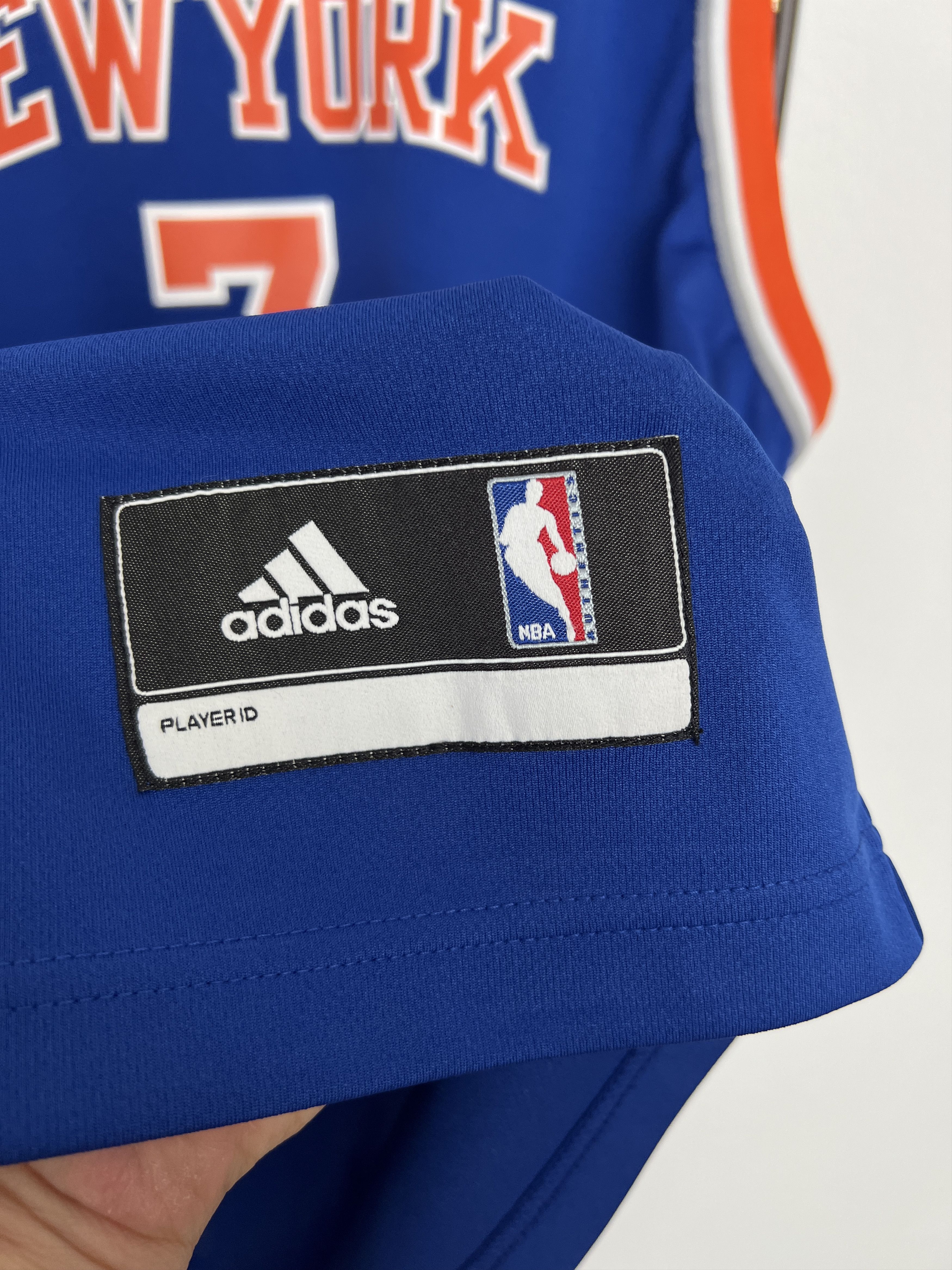 Champion Vintage Adidas New York Knicks #7 Anthony NBA Jersey Blue Size US XL / EU 56 / 4 - 6 Thumbnail