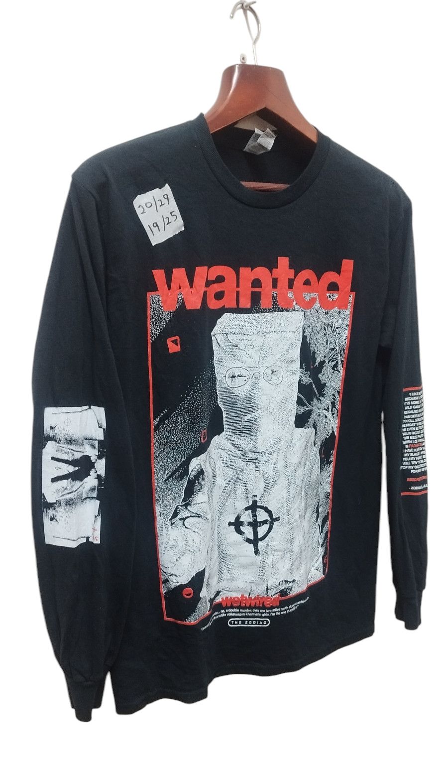 Other The Zodiac Killer Horror Movie Longsleeve Overprint T-shirt Size US M / EU 48-50 / 2 - 2 Thumbnail