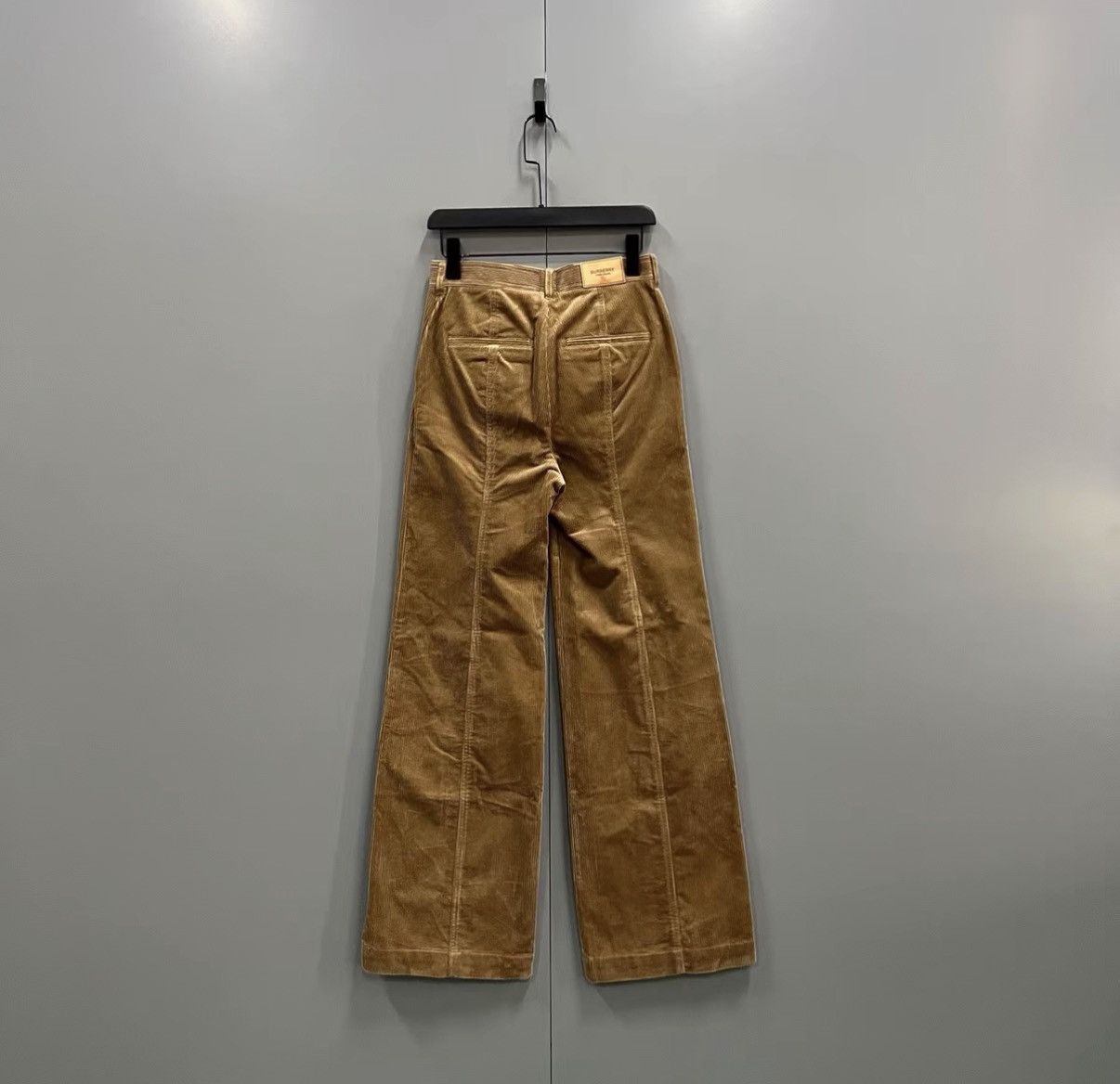 Burberry Burberry Brown Corduroy Wide-leg Pants J41 Size 27" / US 4 / IT 40 - 2 Thumbnail