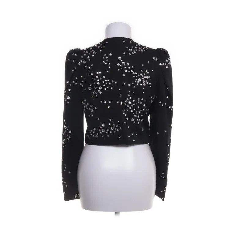 Yves Saint Laurent 1980's Crystal Embossed Bolero Blazer Jacket Size S / US 4 / IT 40 - 2 Thumbnail