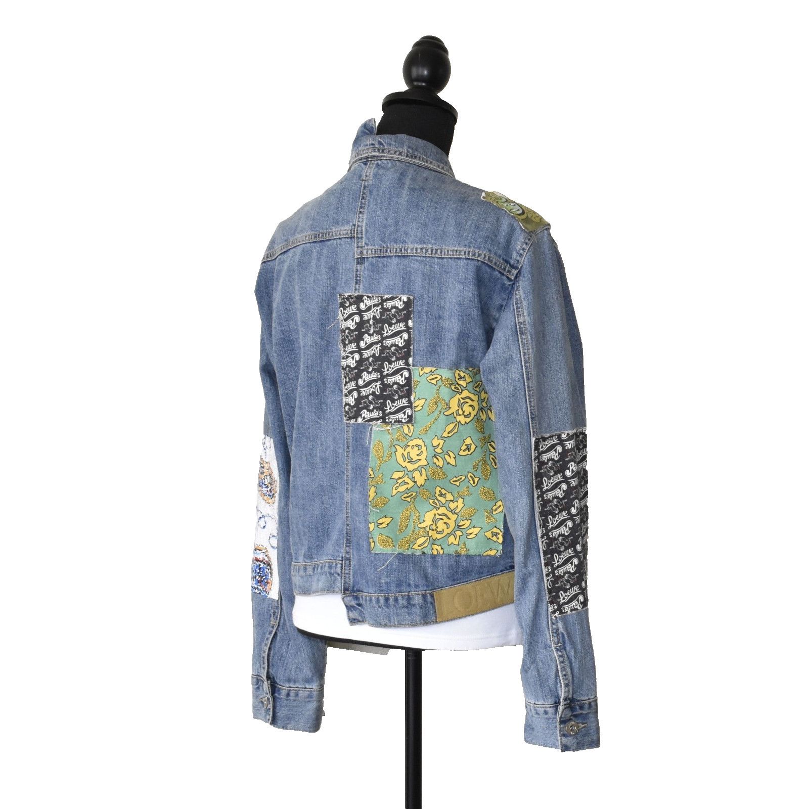 Loewe LOEWE PAULA IBIZA Patchwork Patterned Denim Jacket Size L Size L / US 10 / IT 46 - 5 Thumbnail