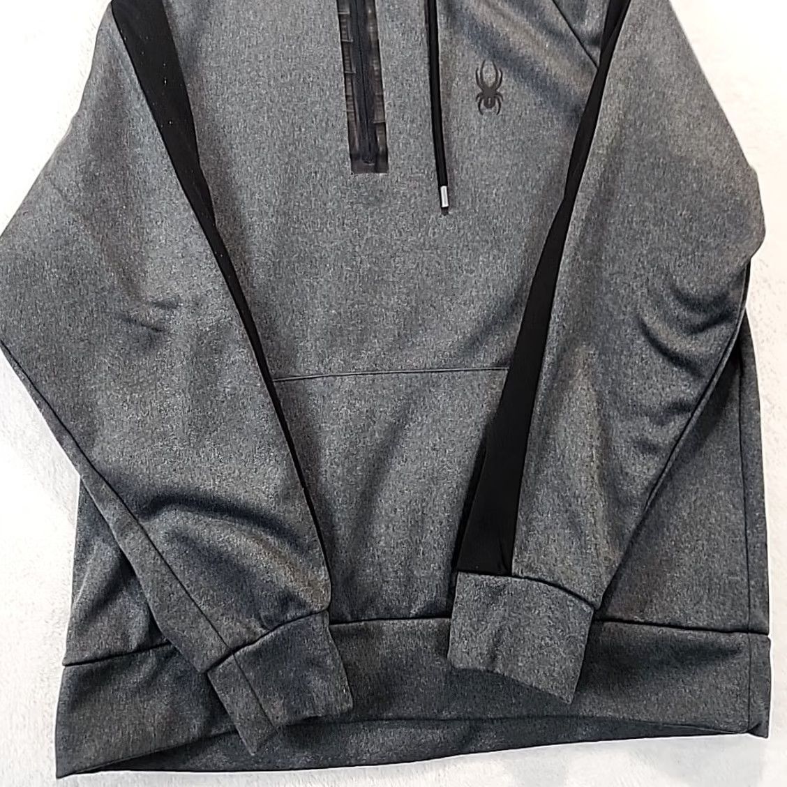 Spyder Spyder Hoodie Sweatshirt Mens Size L Gray Quarter Zip ActiveWear Outdoor Fishing Sweatshirt Hoodie Regular Fit Logo Fleece Polyester"} Size US L / EU 52-54 / 3 - 7 Thumbnail