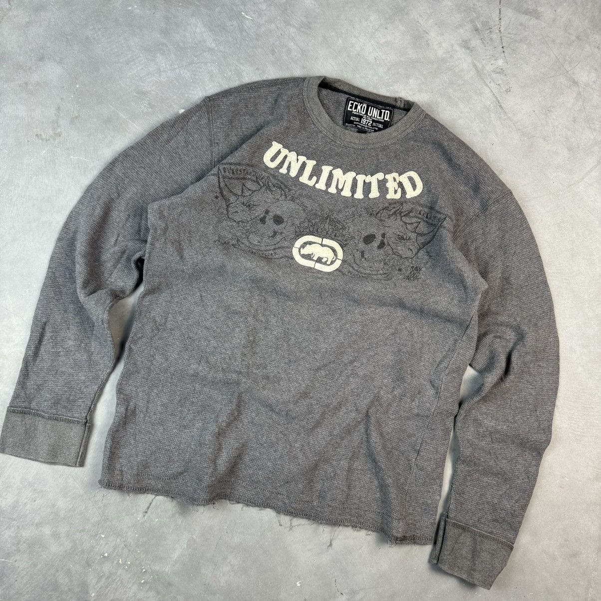 Ecko Unltd. 2000s Ecko Unltd Thermal Size Large Size US L / EU 52-54 / 3 - 1 Thumbnail