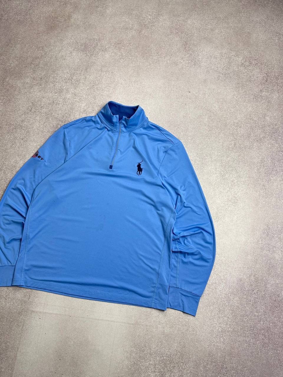 Polo Ralph Lauren Vintage Polo Ralph Lauren Quarter Zip Sweatshirt M Size US M / EU 48-50 / 2 - 2 Thumbnail
