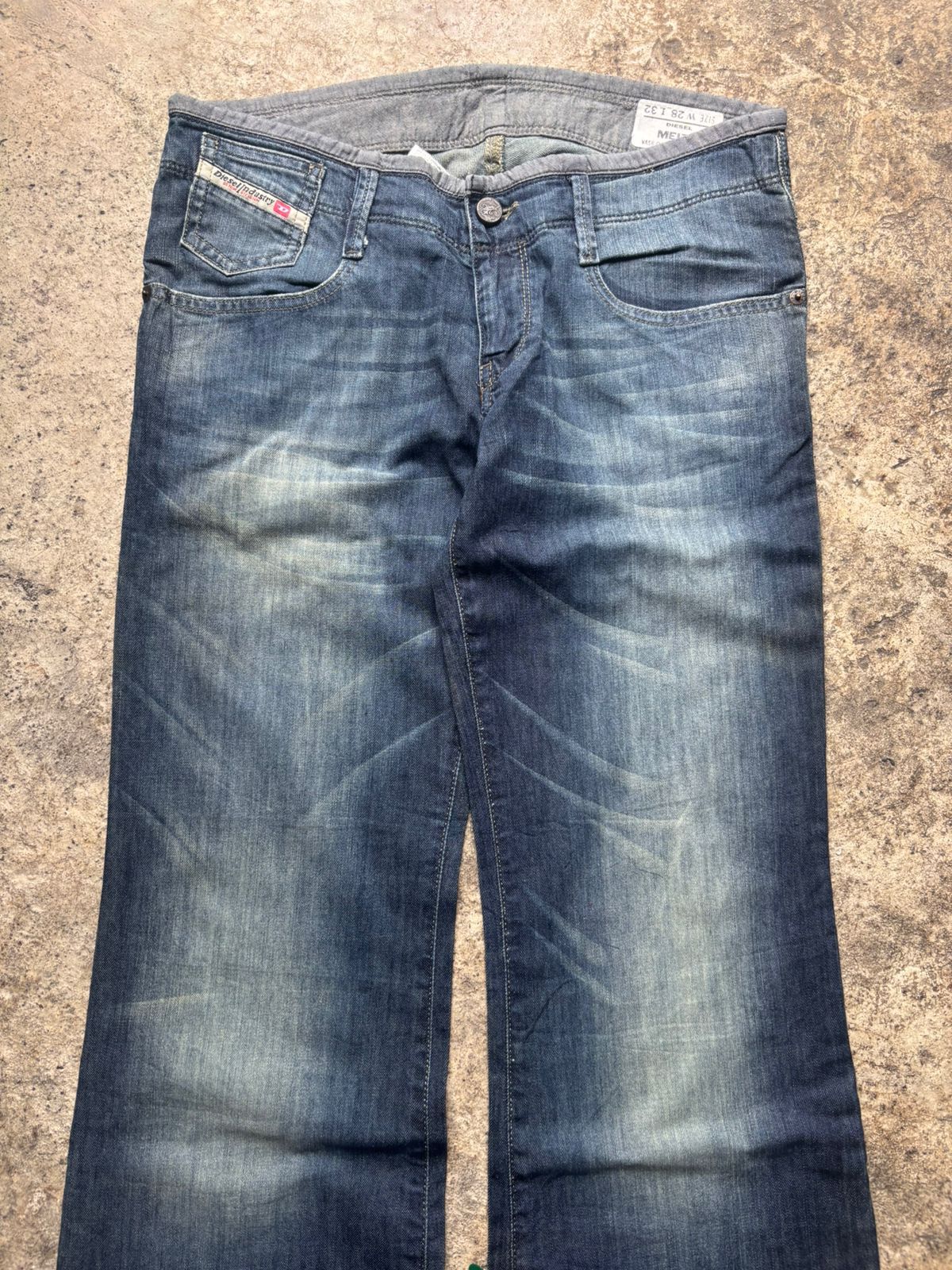 Diesel 2000s Y2k Diesel Flared Jeans Size US 28 / EU 44 - 2 Thumbnail