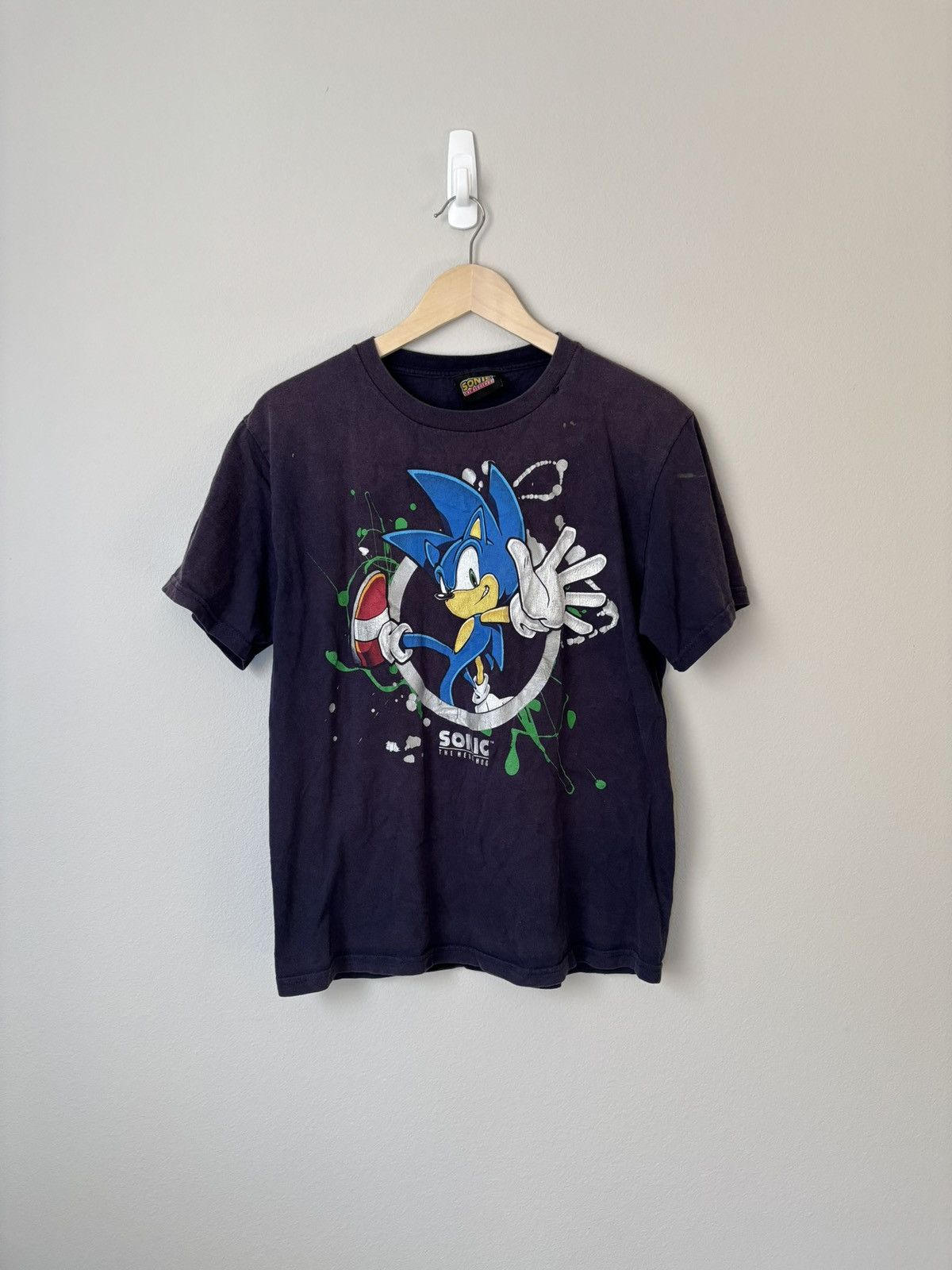 Vintage Vintage Sonic the Hedgehog T Shirt Size US S / EU 44-46 / 1 - 1 Thumbnail
