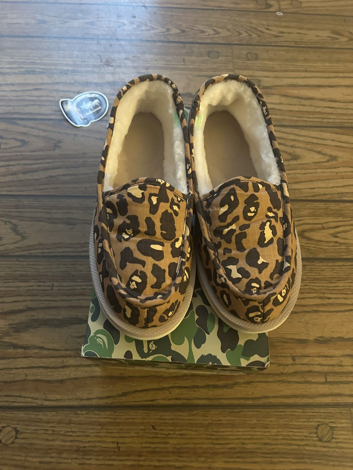 Bape × Suicoke Bape x Suicoke Leopard Camo Fuzzy Slip Ons Size US 9 / EU 42 - 4 Thumbnail