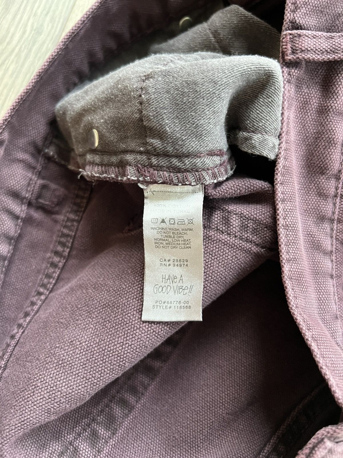 Stussy Stussy Canvas 8 Ball Big Ol Jean Purple Size 32 Size US 32 / EU 48 - 9 Thumbnail