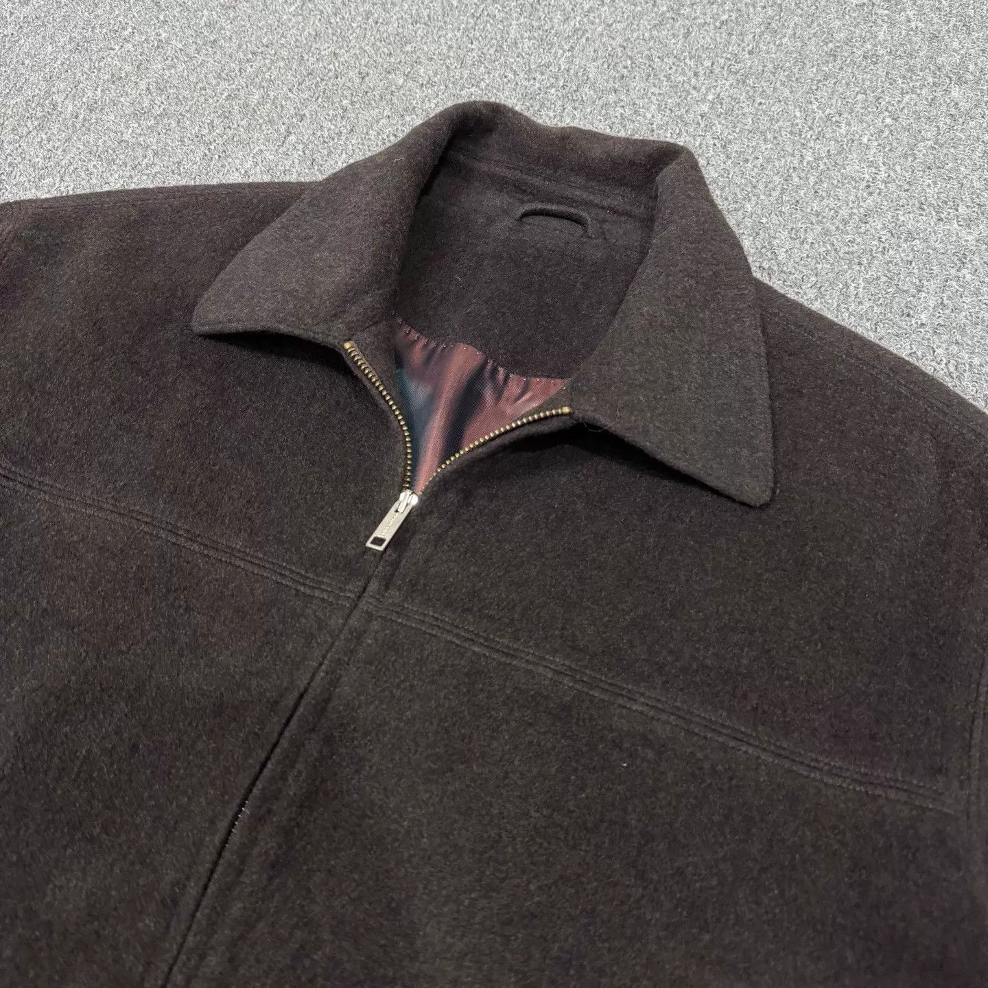 Burberry Burberry Camel Wool Zip Jacket L 95 New Size US L / EU 52-54 / 3 - 3 Thumbnail
