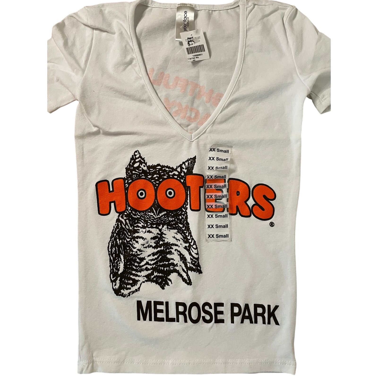Other New Women Hooters Uniform V-Neck T-shirt Melrose Park IL Xxs Size XXS / US 00 / IT 34 - 2 Thumbnail