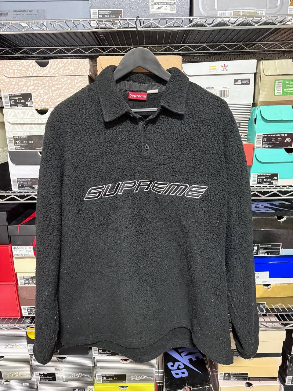 Supreme Supreme S/S Rugby Black | Grailed