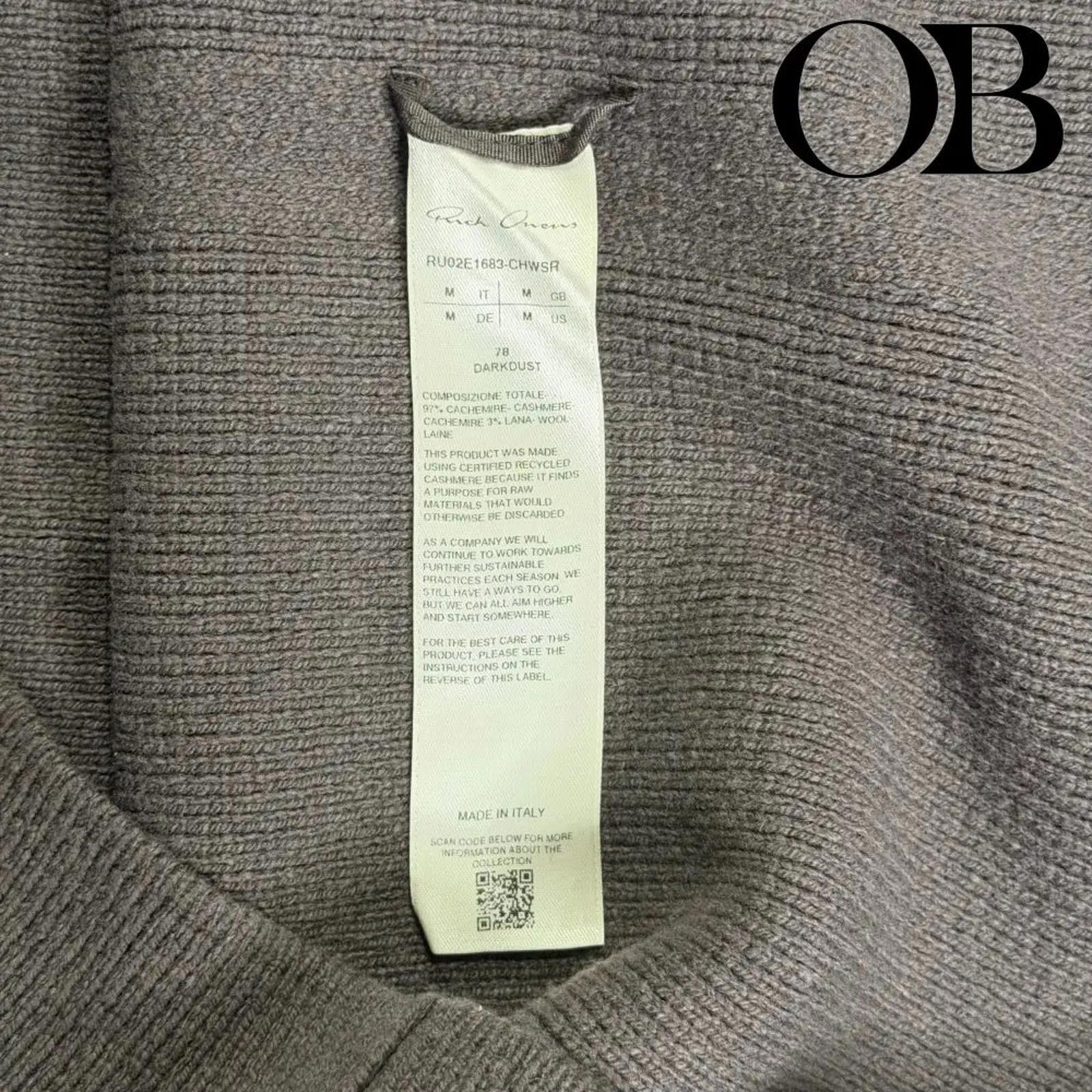 Rick Owens Rick Owens V-Tank Cashmere Vest Size US L / EU 52-54 / 3 - 9 Thumbnail