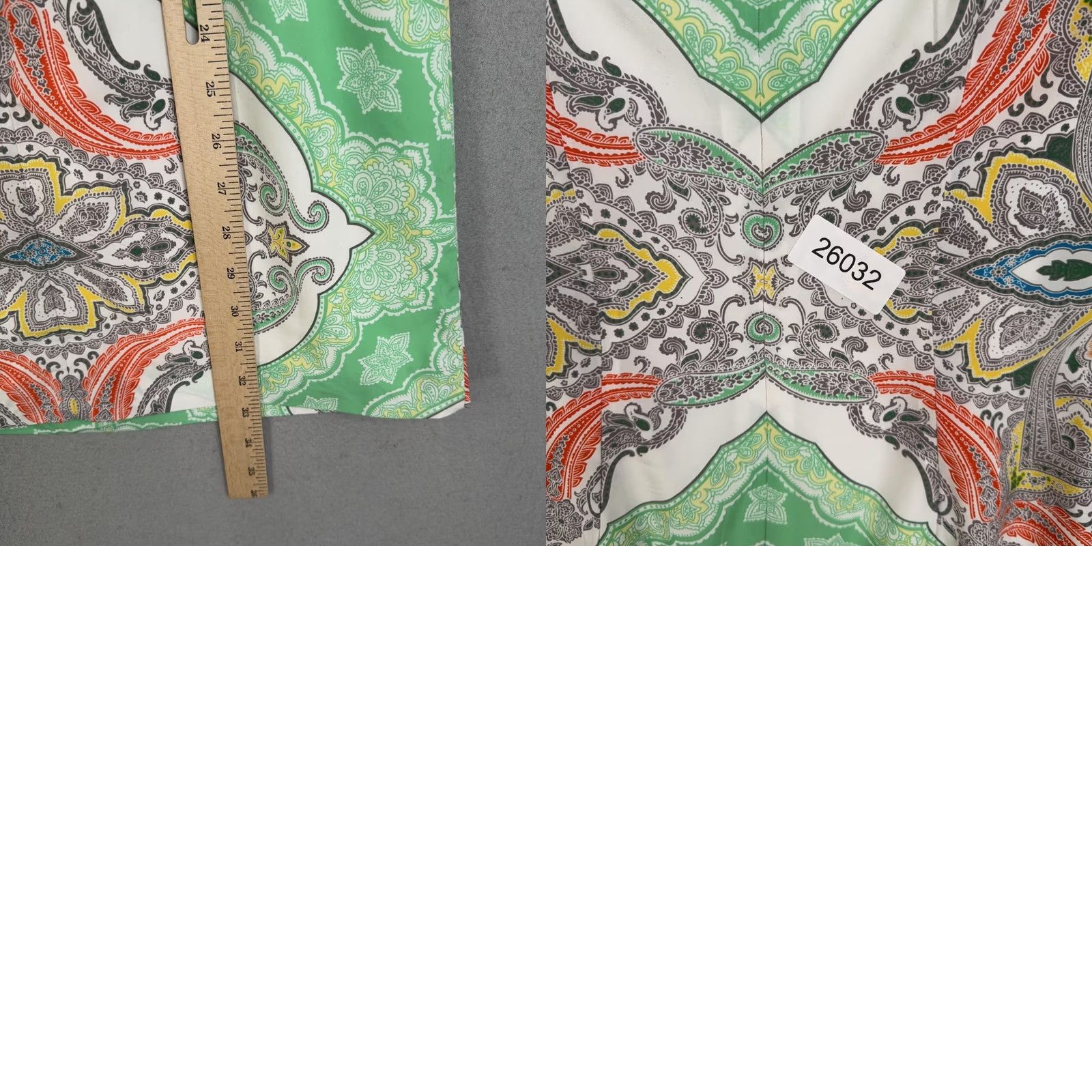 Banana Republic Banana Republic Dress Womens 0 Paisley 3/4 Sleeve Shift Mini Light Green Size XS / US 0-2 / IT 36-38 - 8 Thumbnail