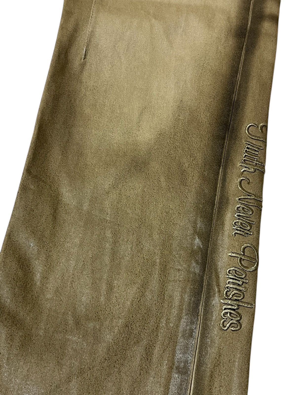 JACKROSE SICK🔥JACKROSE LUV MAISON WAXED EMBROIDERY FLARED JEANS Size US 33 - 4 Thumbnail