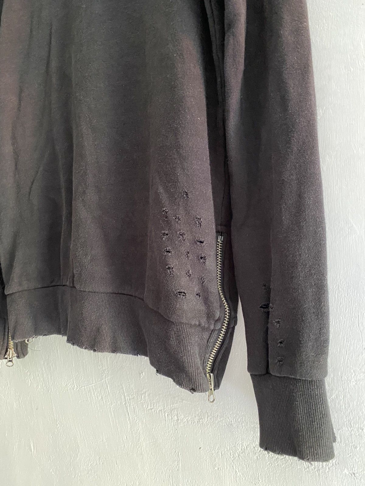 If Six Was Nine × Japanese Brand × Le Grande Bleu (L.G.B.) Japanese unknwn distressed multi zip hoodie Size US XL / EU 56 / 4 - 9 Thumbnail