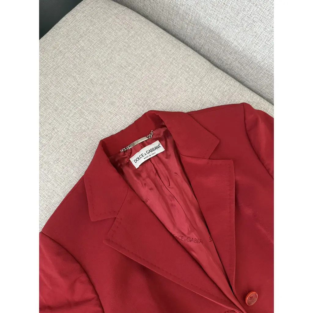 Dolce & Gabbana Dolce & Gabbana Women's Red Tailored Skirt Suit Set IT 42 Size M / US 6-8 / IT 42-44 - 4 Thumbnail